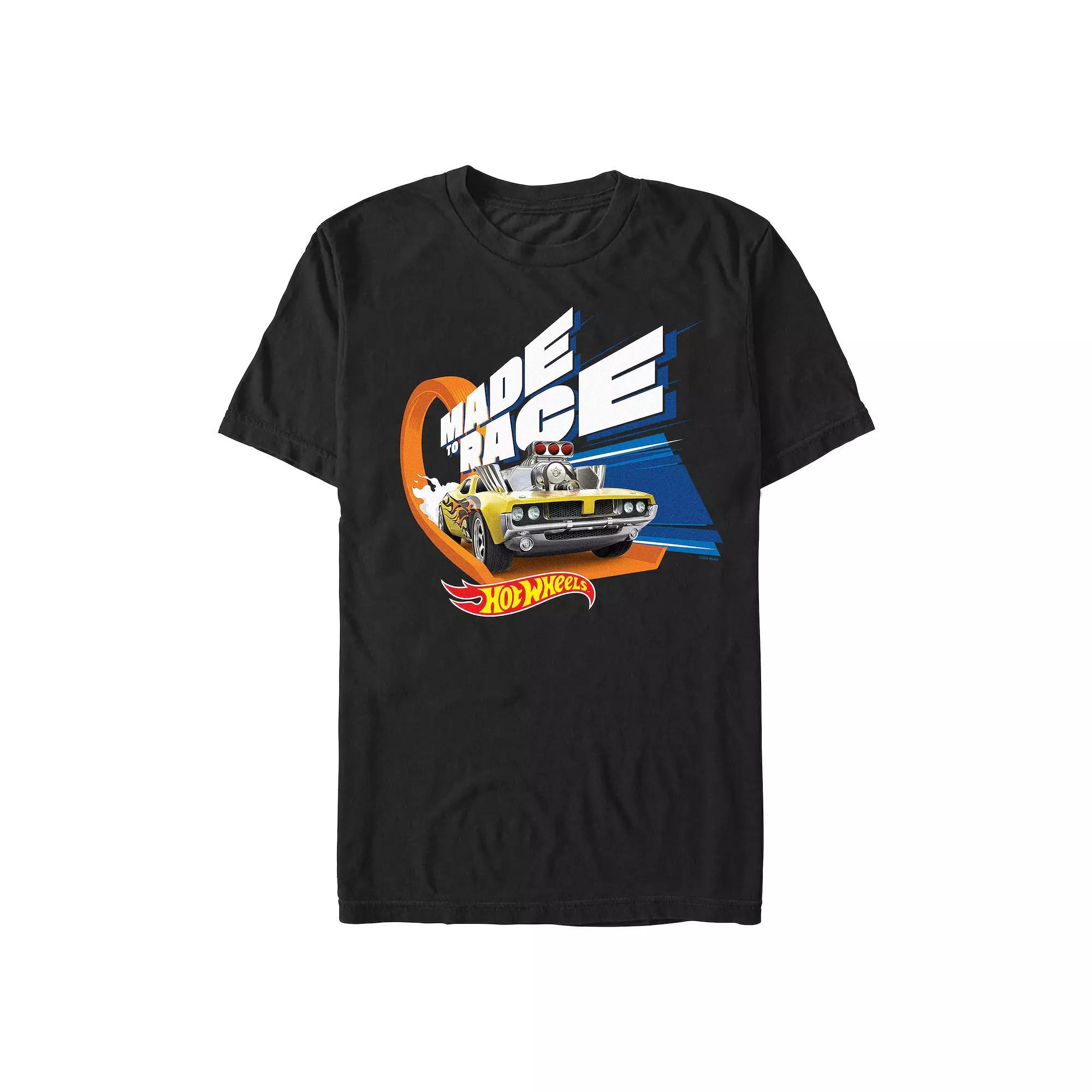 Men's Hot Wheels Mad To Race Graphic Tee, Size: XL, Black Product Image