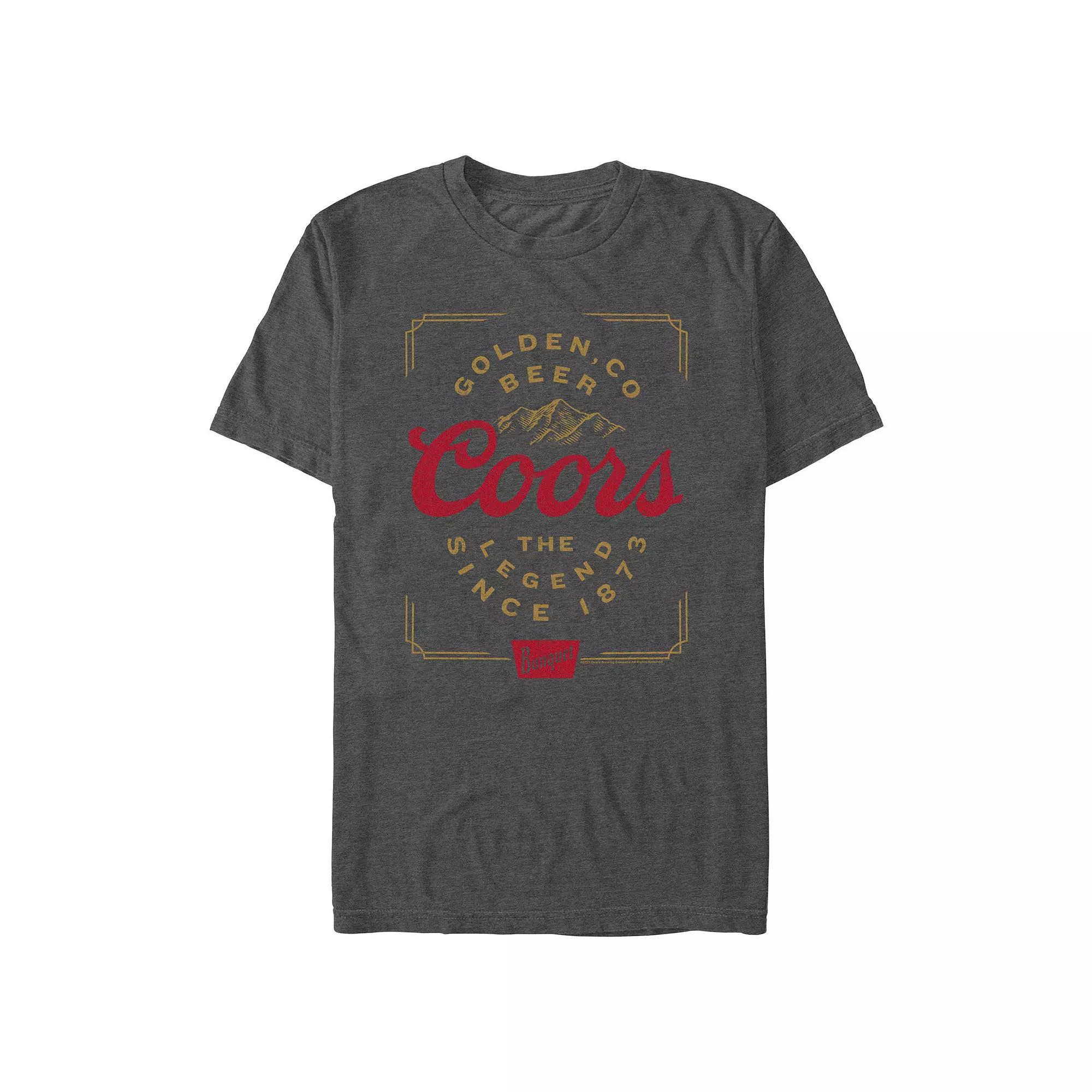 Men's Ted Lasso Believe Lockup Graphic Tee, Size: Large, Red Grey Product Image
