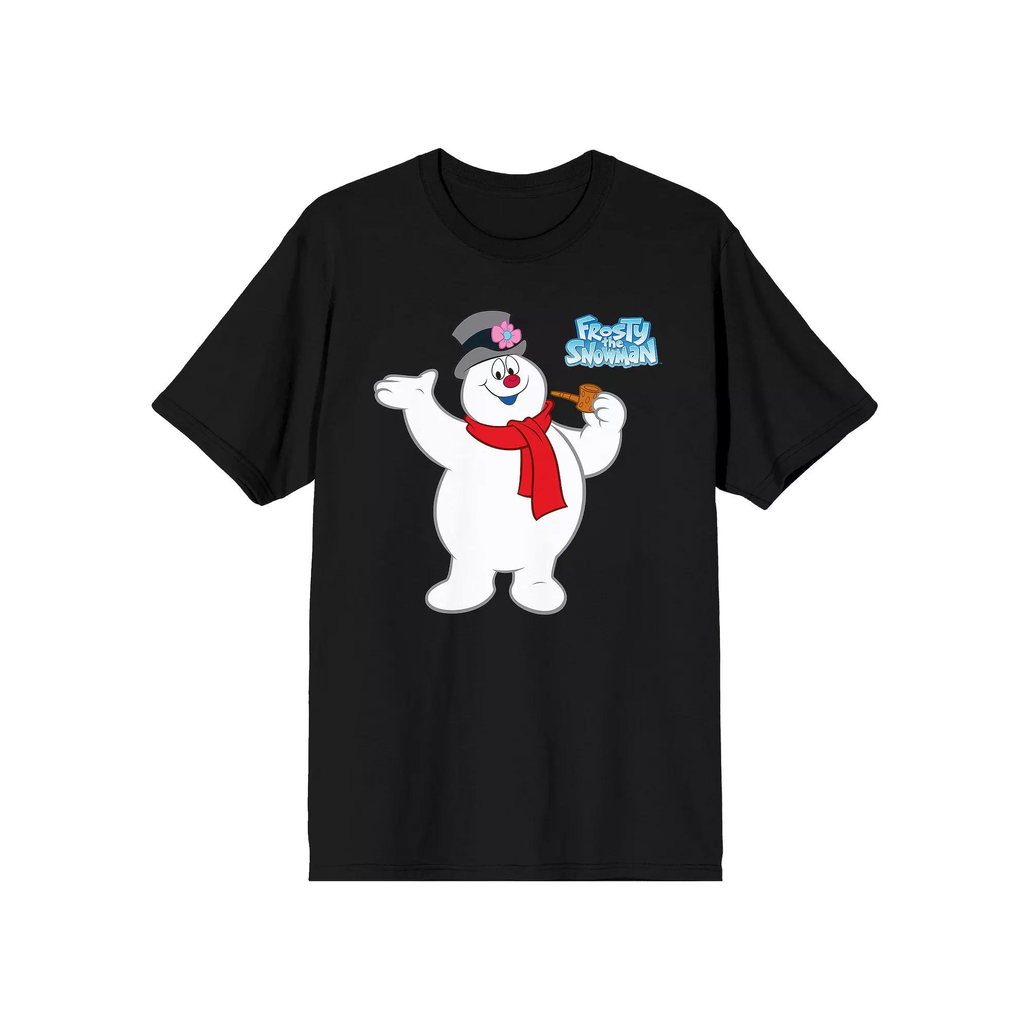 Mens Frosty The Snowman Waving Tee Product Image