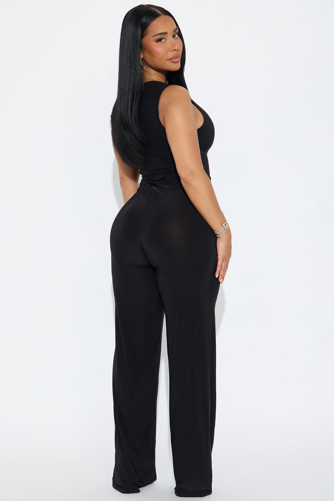 Love Seeking Jumpsuit - Black Product Image