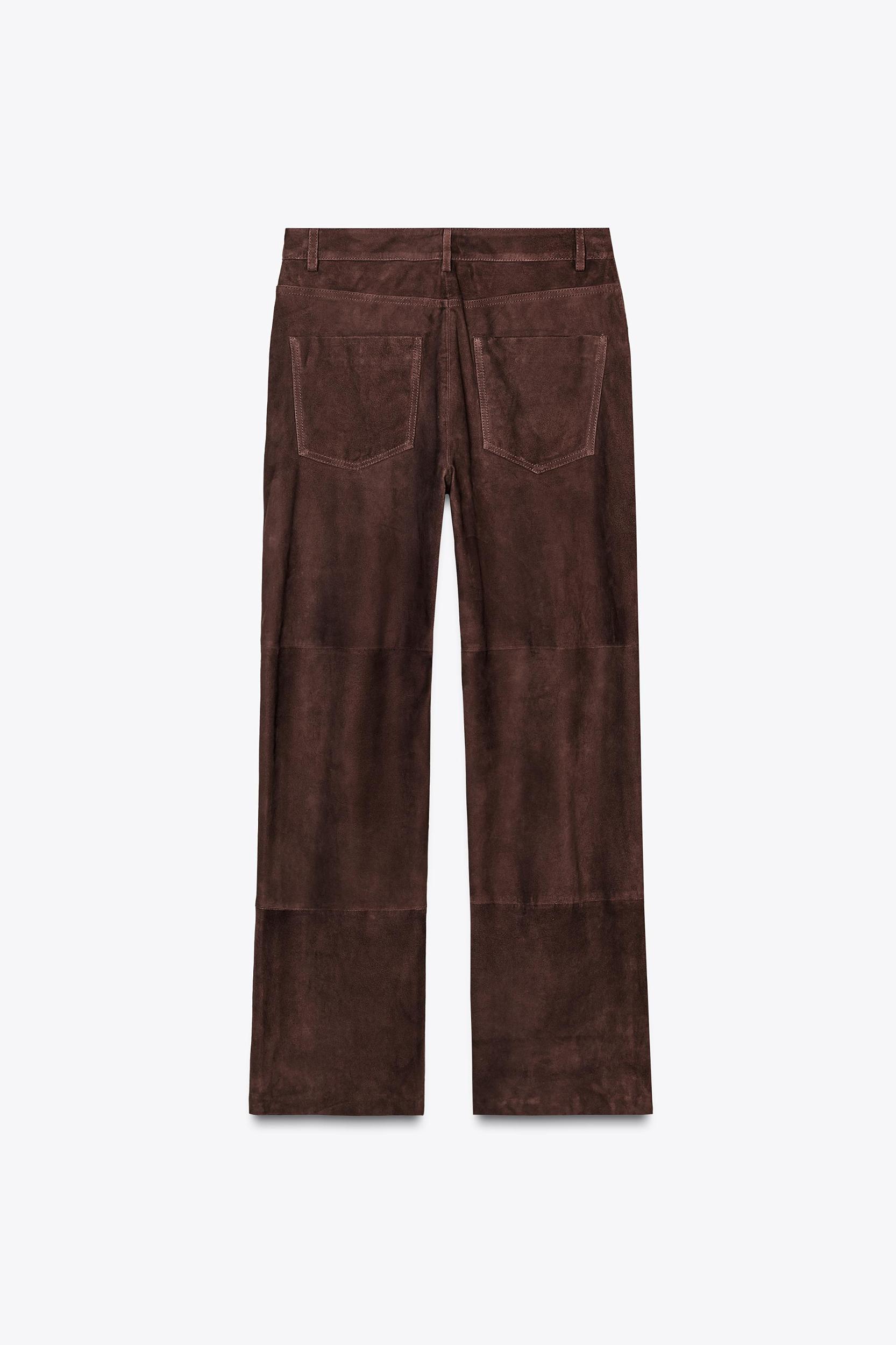 ZW COLLECTION LIMITED EDITION 100% SUEDE PANTS Product Image