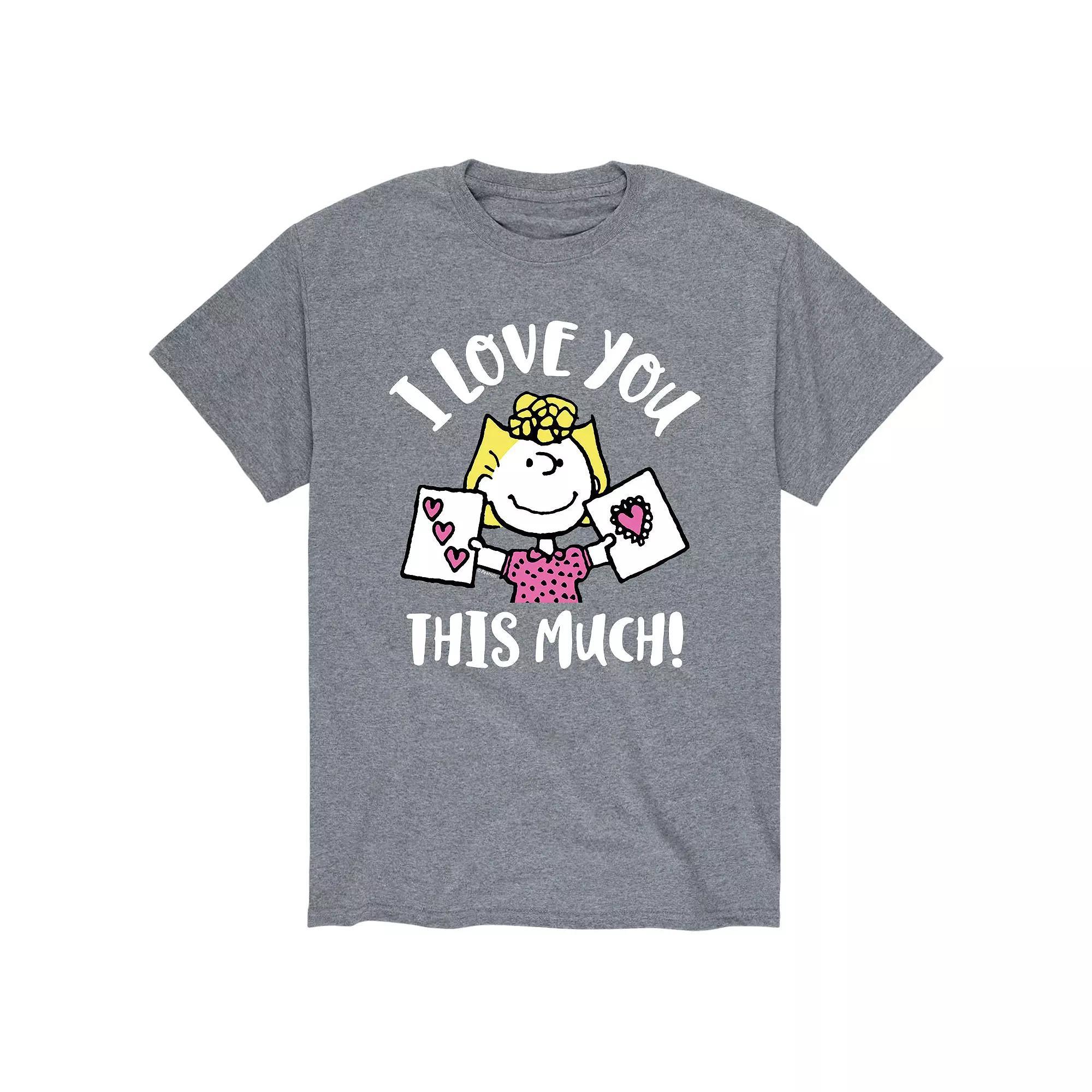 Mens Peanuts I Love You This Much Tee Product Image