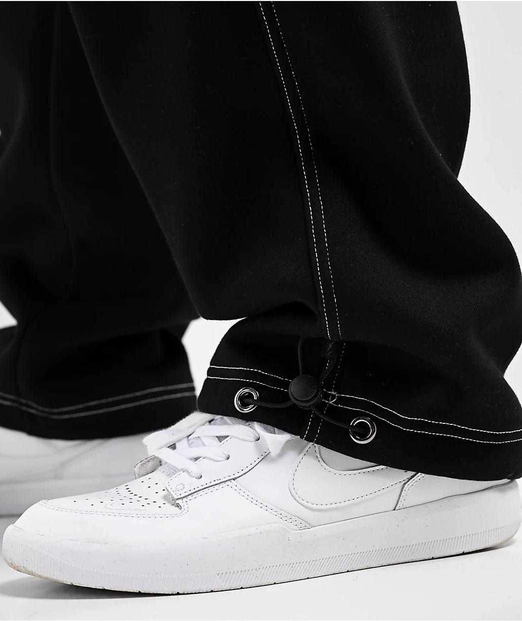 FB County Contrast Black Cargo Sweatpants Product Image