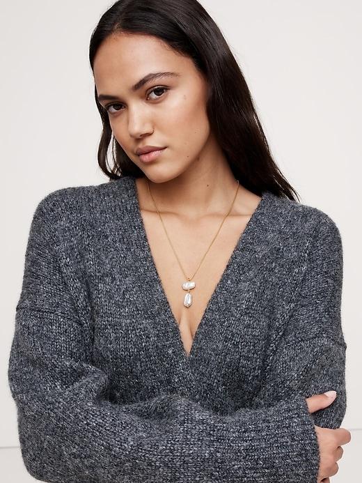 Telaio Baroque Pearl Double Pendant Necklace by Aureus + Argent Product Image