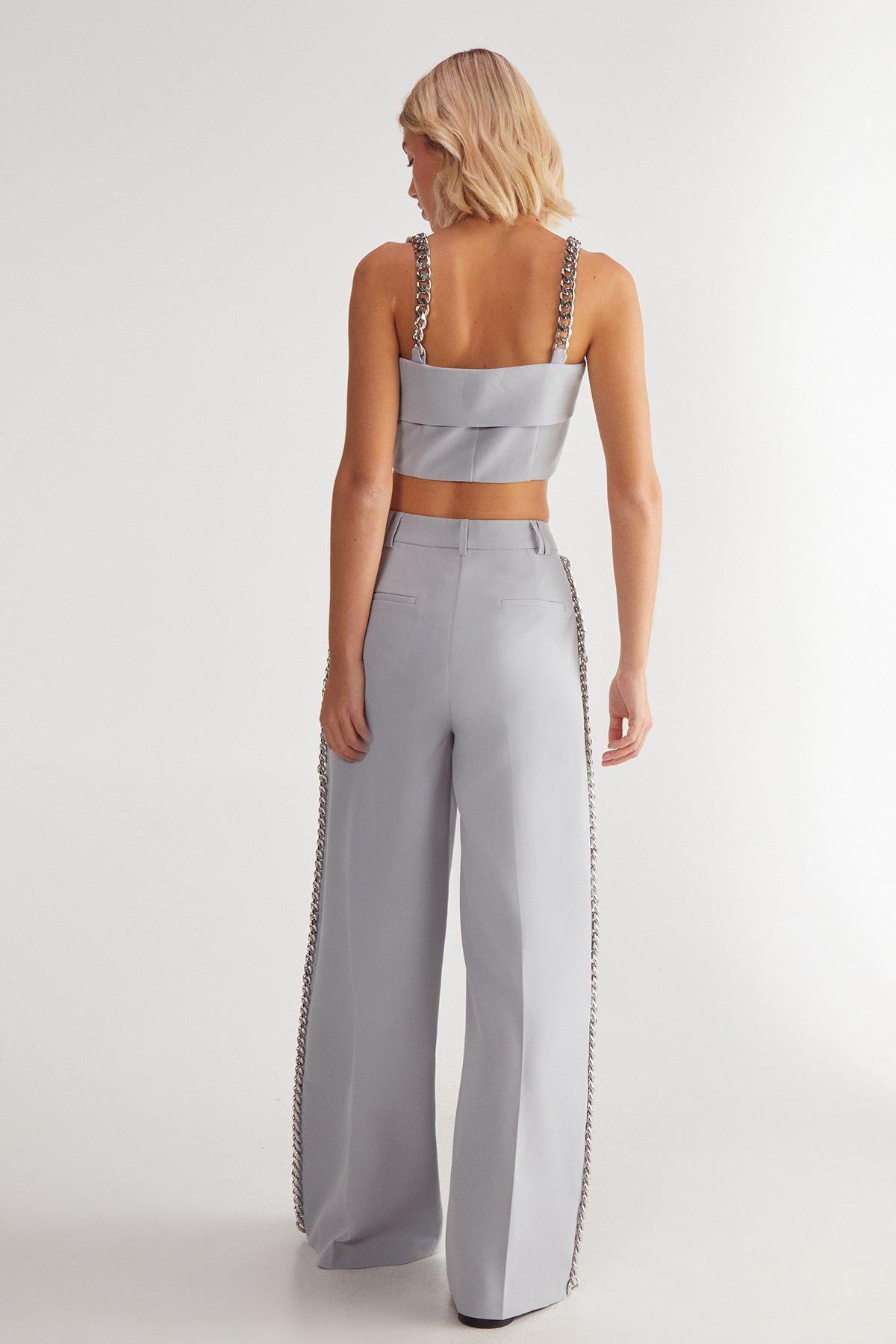 Premium Tailored Chain Trim Trouser Product Image