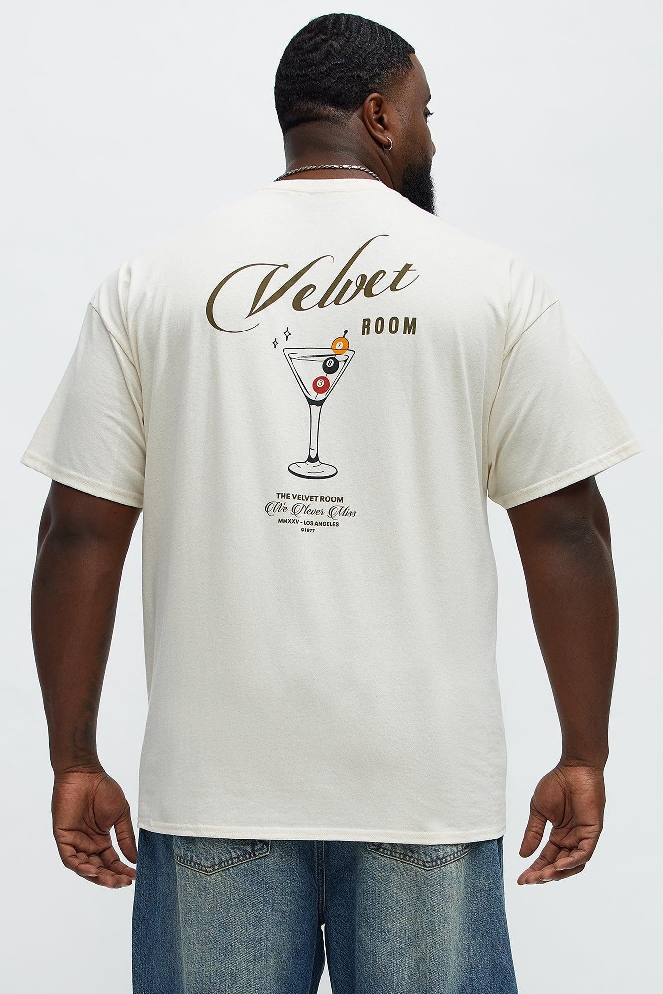 Velvet Room Short Sleeve Tee - Sand Male Product Image