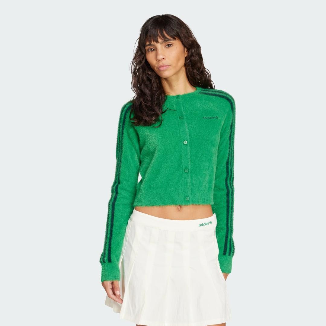 Fluffy Knitted Cardigan Product Image
