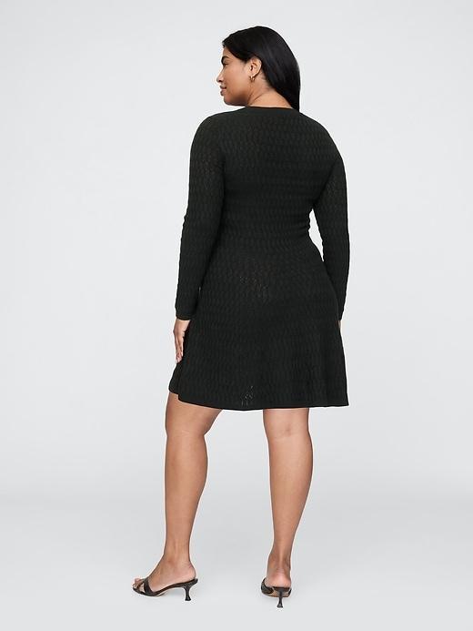 CashSoft Pointelle Mini Sweater Dress Product Image