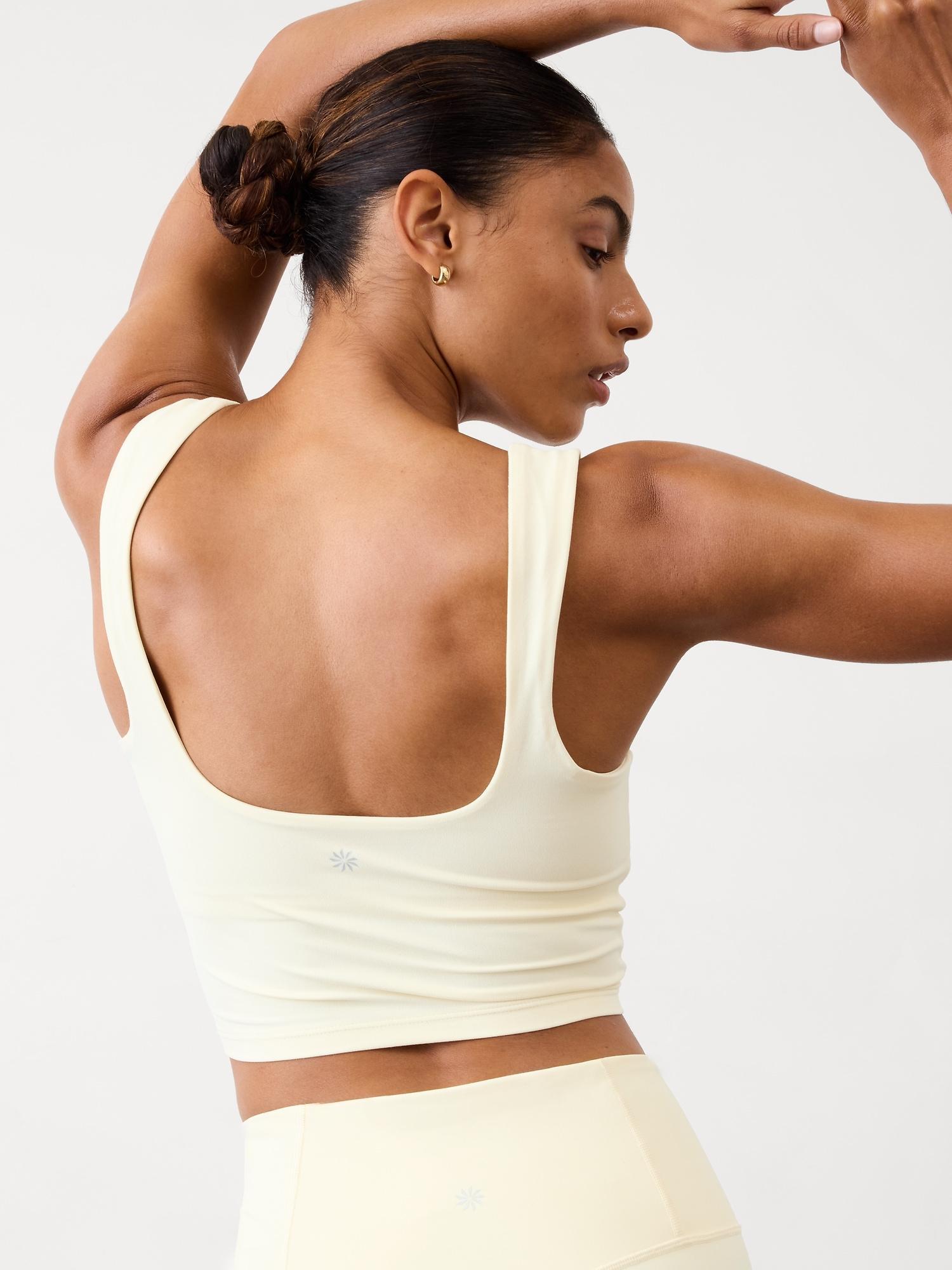 Transcend Square Neck Crop Sports Bra A-C Product Image