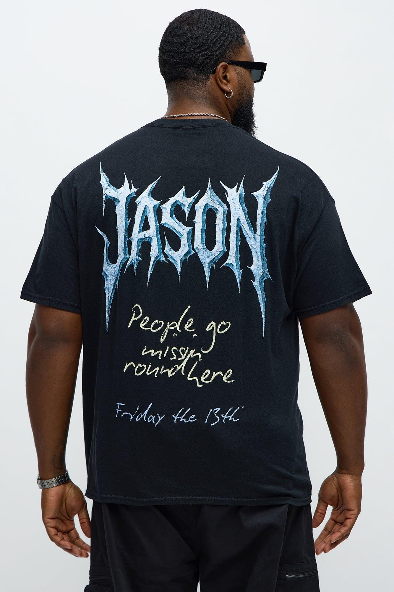 Friday The 13th People Go Missing Short Sleeve Tee - Black Product Image