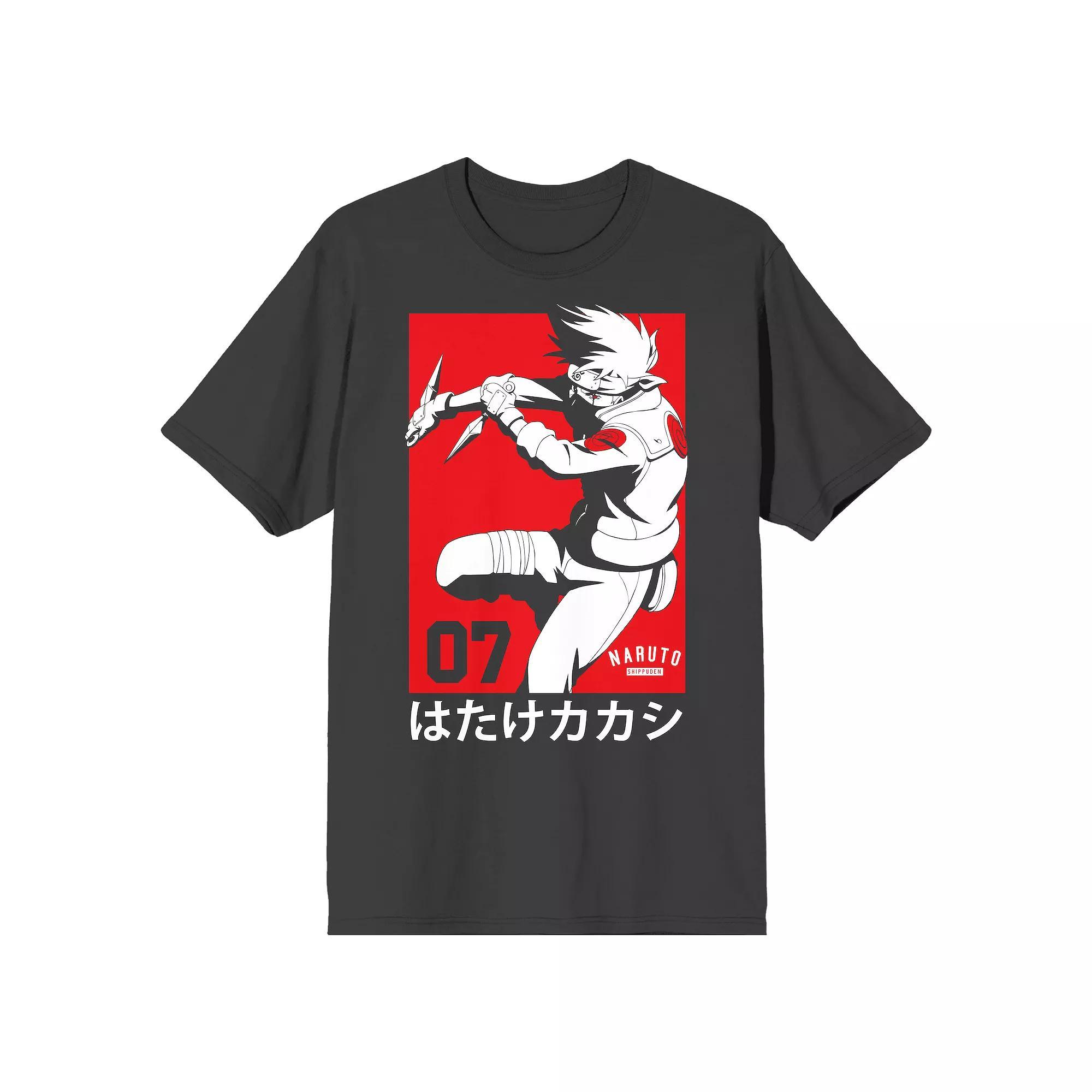 Mens Naruto Kakashi Team 07 Anime Tee Product Image