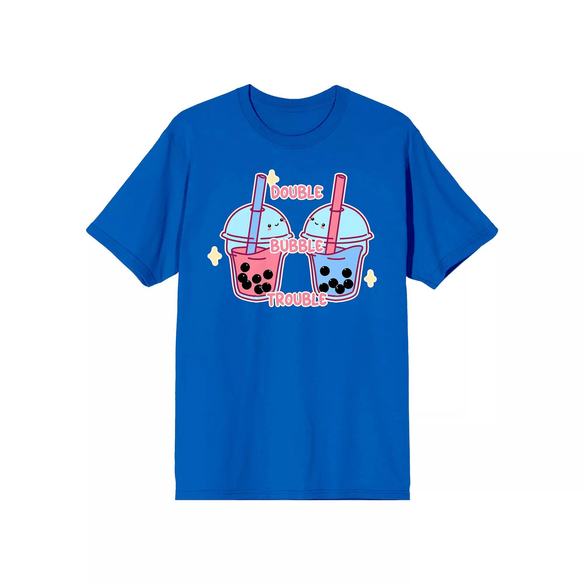 Men's Bobadorable Double Bubble Graphic Tee, Size: Medium, Blue Product Image
