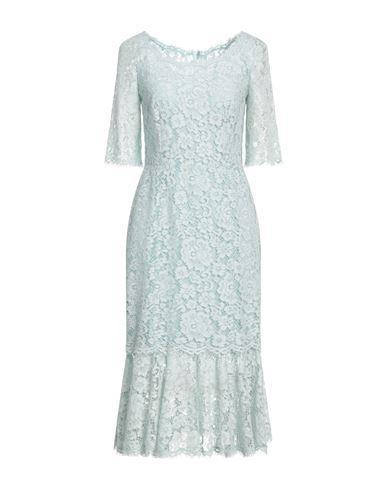 DOLCE & GABBANA Woman Midi Dress Sky Blue Size 8 Cotton, Polyamide, Viscose Product Image