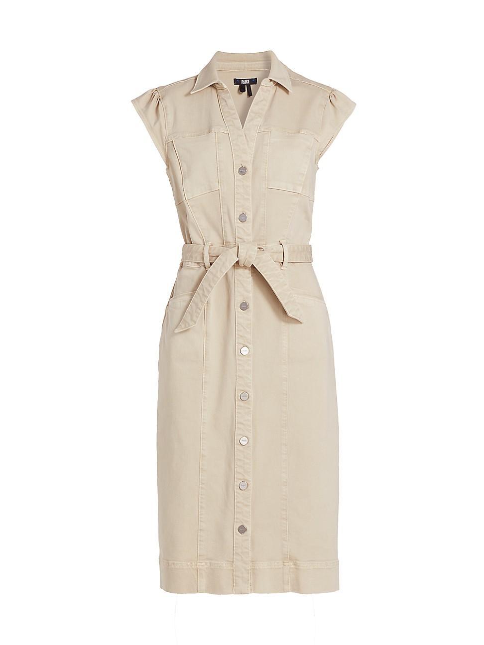 Womens Jaxsyn Tie-Waist Midi-Dress Product Image