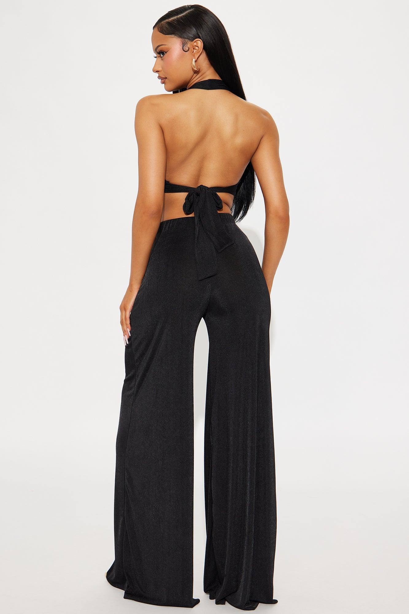 Fierce & Fabulous Pant Set - Black Product Image