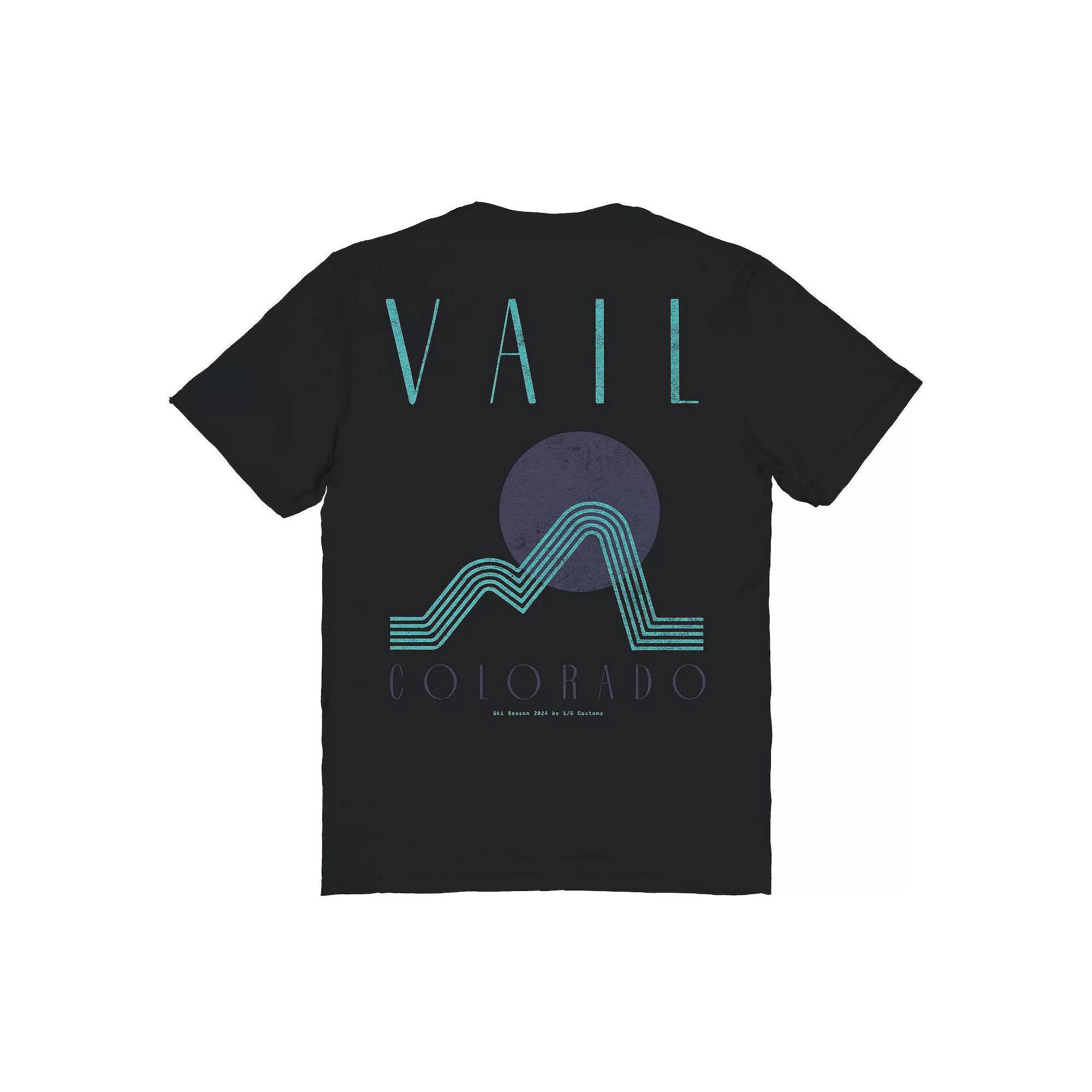 Men's Vail Black Graphic Tee, Size: XL Product Image