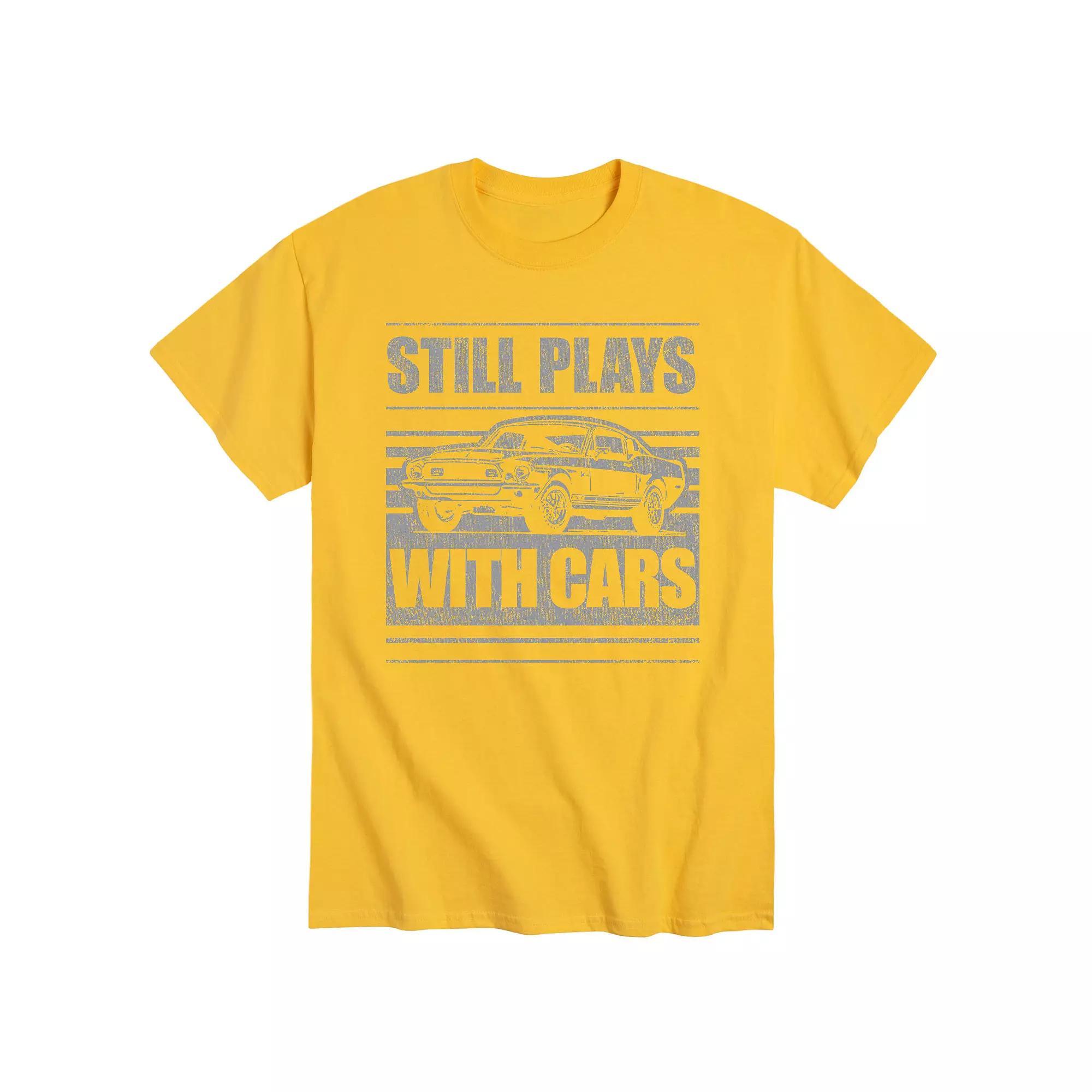 Mens Still Plays With Cars Tee Product Image