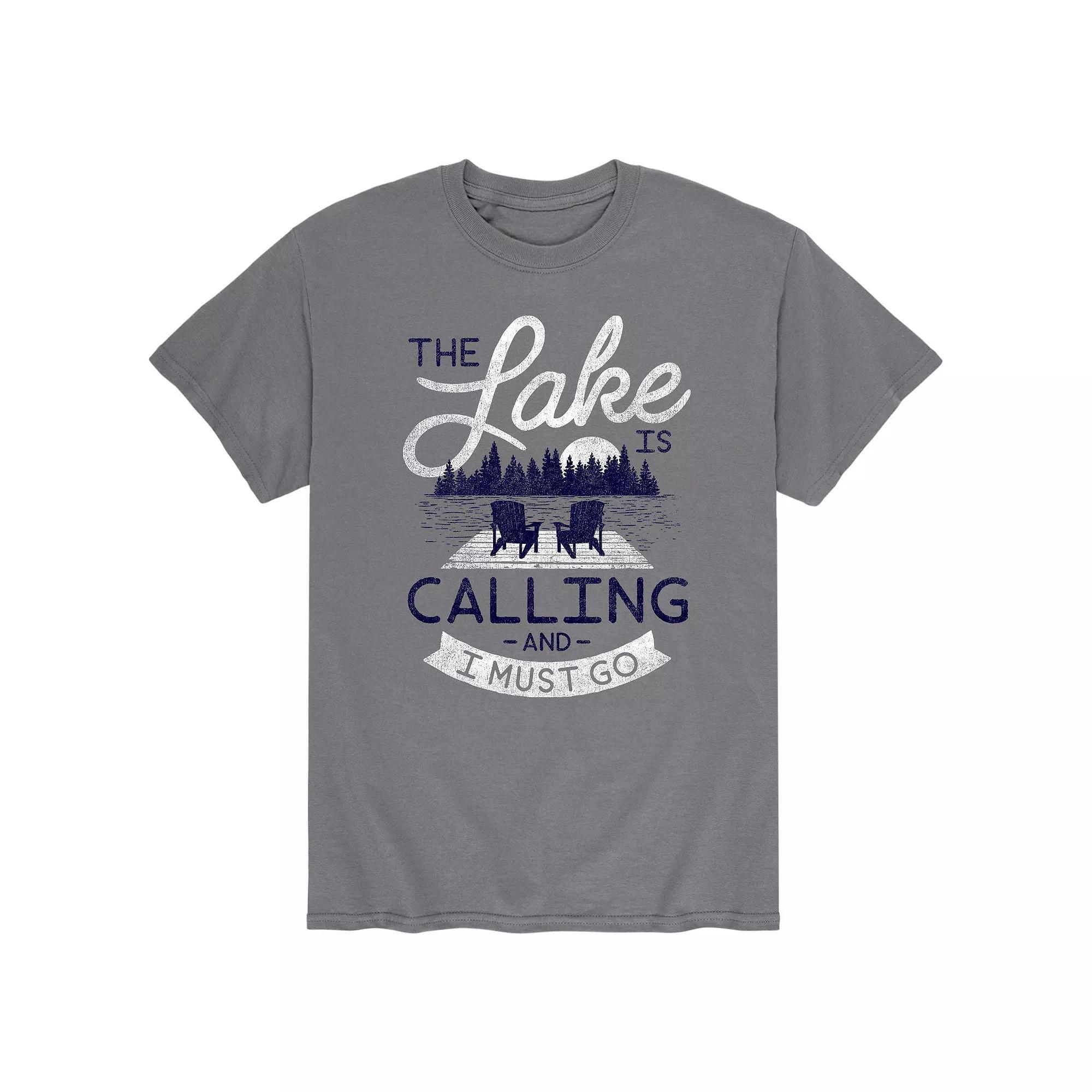 Mens The Lake Is Calling And I Must Go Tee Product Image