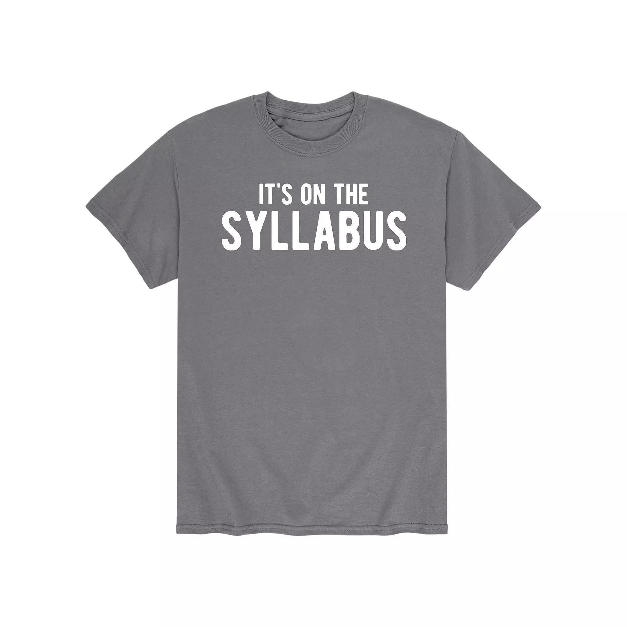 Mens Its On The Syllabus Tee Product Image