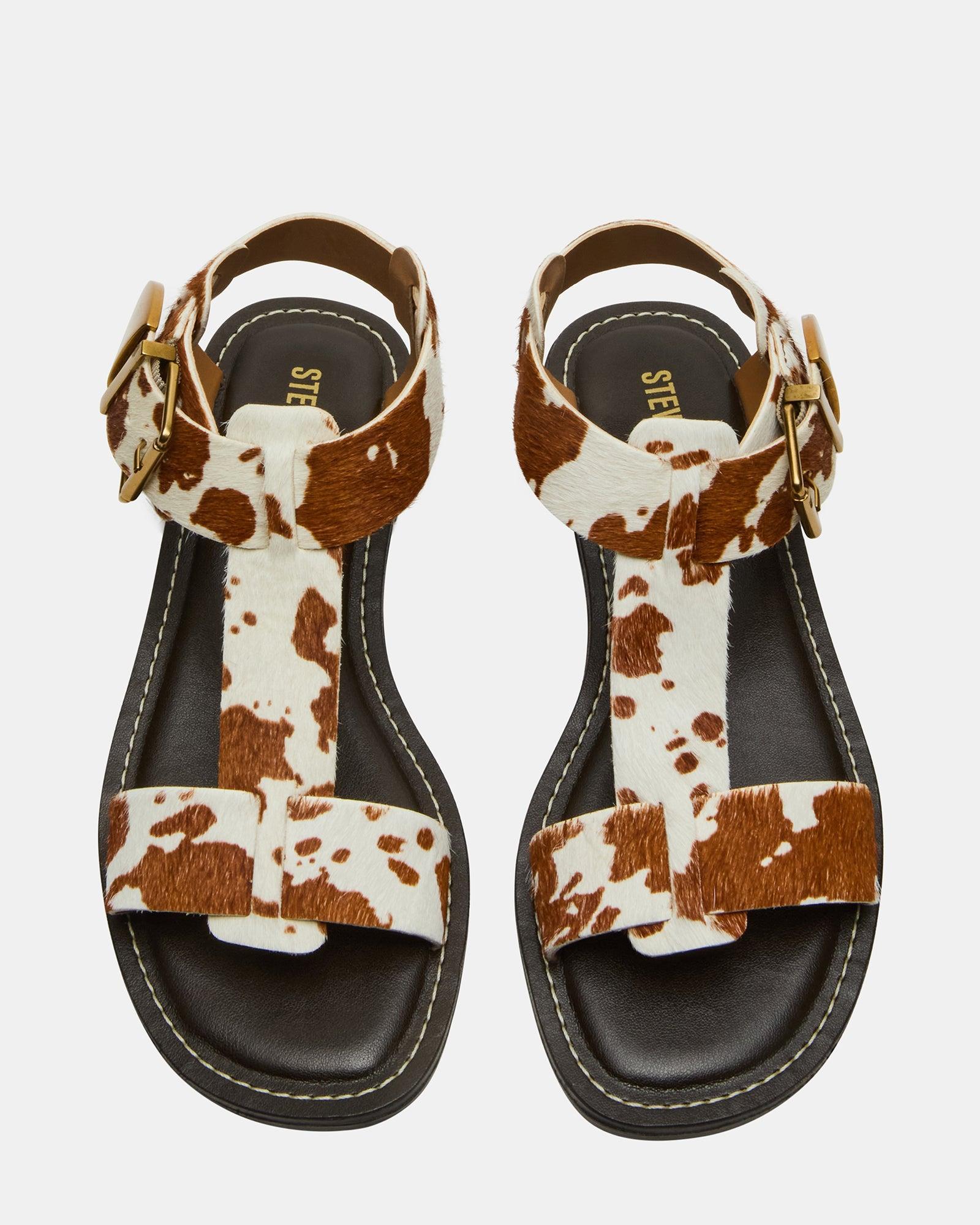 BRAZINN BROWN COW PRINT Female Product Image