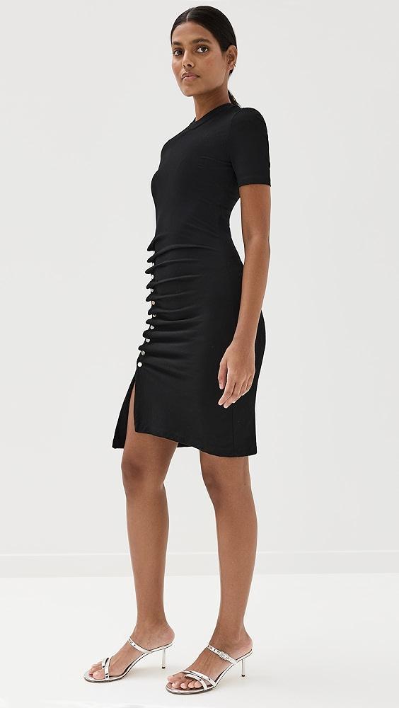 rabanne Drape Pression Mini Dress | Shopbop Product Image
