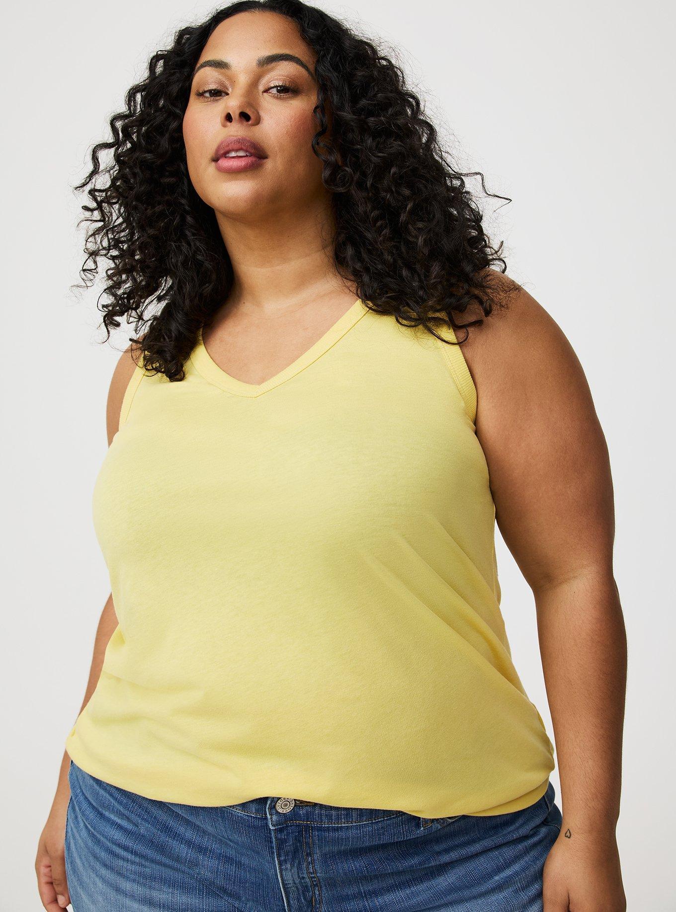 Girlfriend Signature Jersey V-Neck Tank Product Image