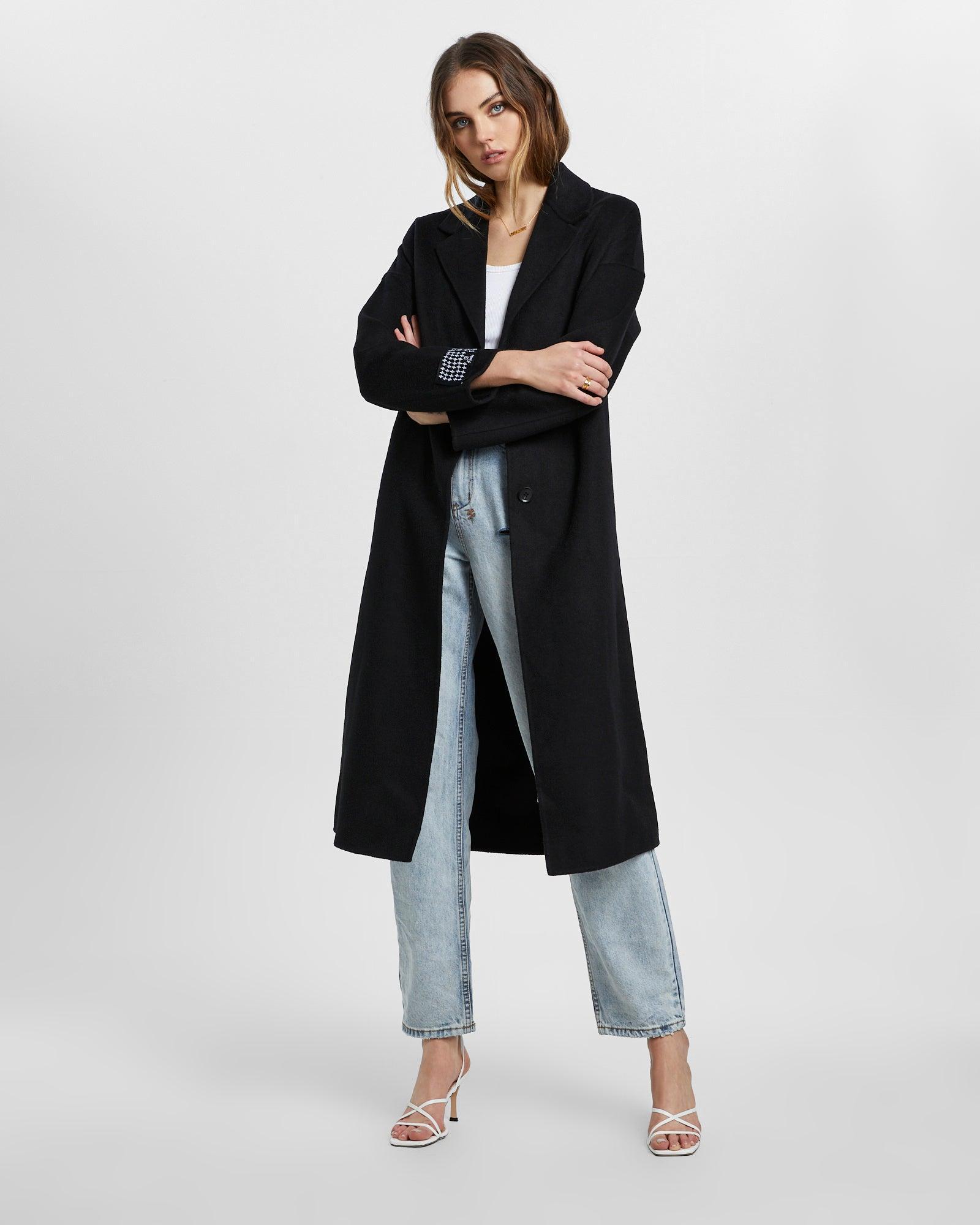 KAMILLE COAT BLACK Female Product Image