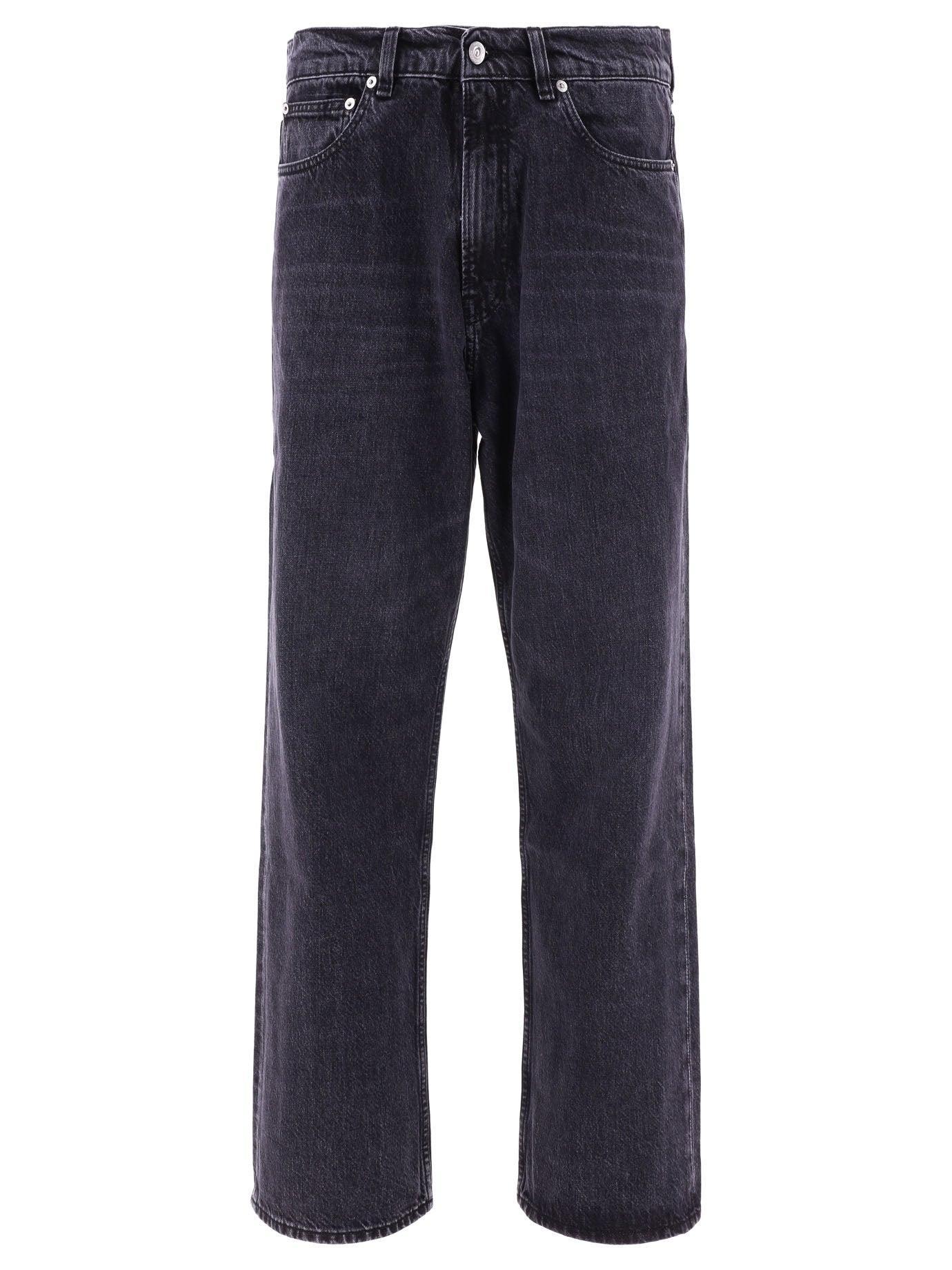 OUR LEGACY Denim Trousers Belt Loops In Black Product Image
