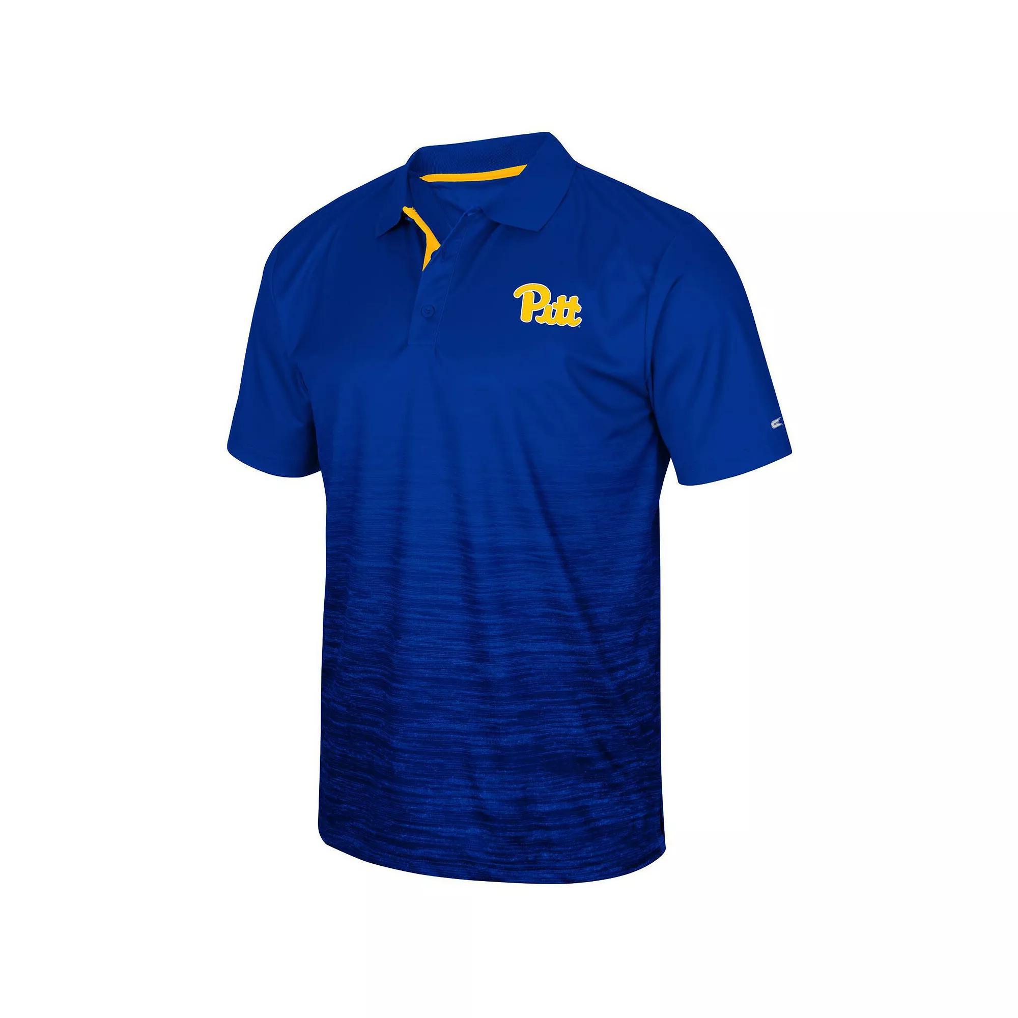 Men's Colosseum Royal Pitt Panthers Marshall Polo, Size: Medium, Blue Product Image