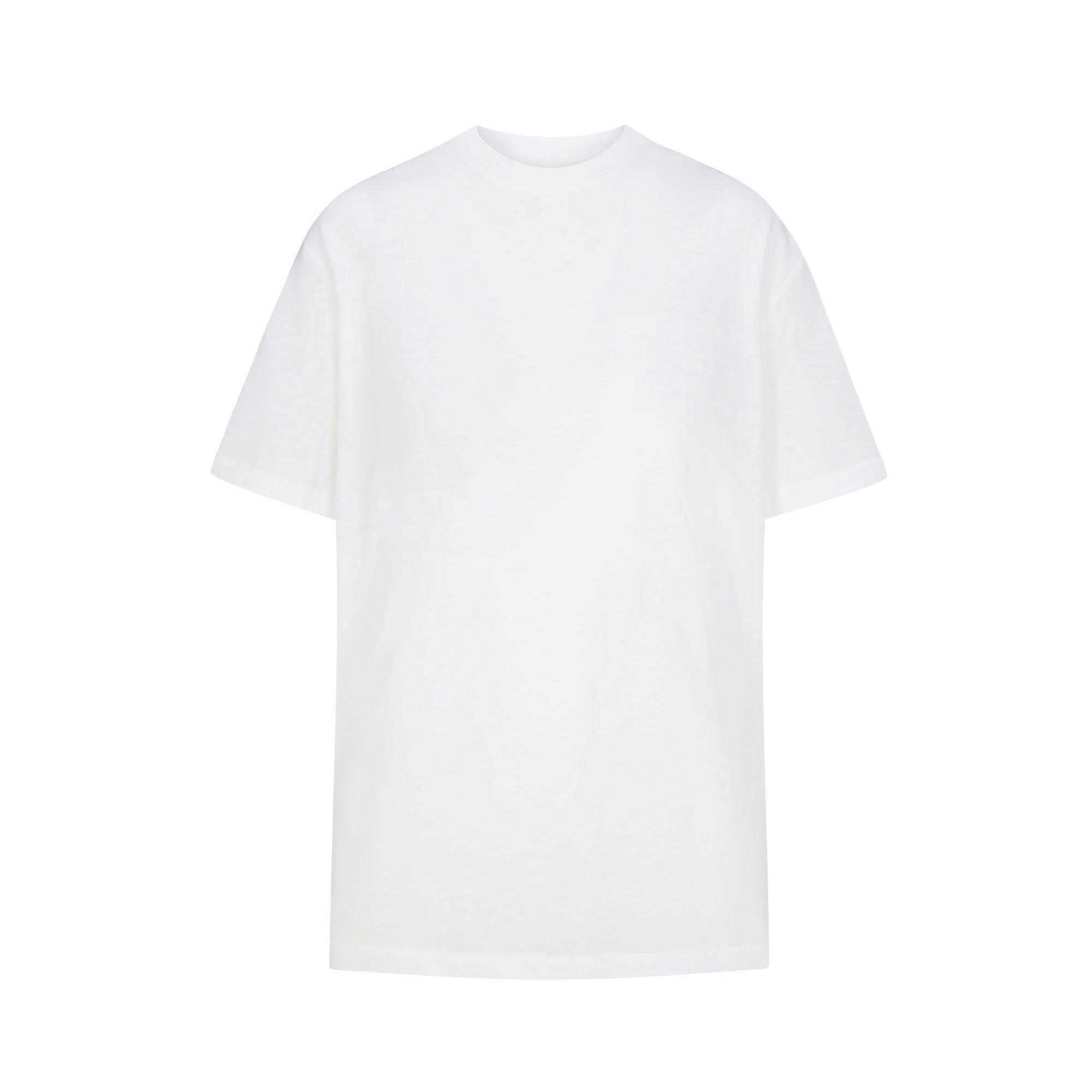 RELAXED TEES OVERSIZED LONG T-SHIRT | SNOW Product Image