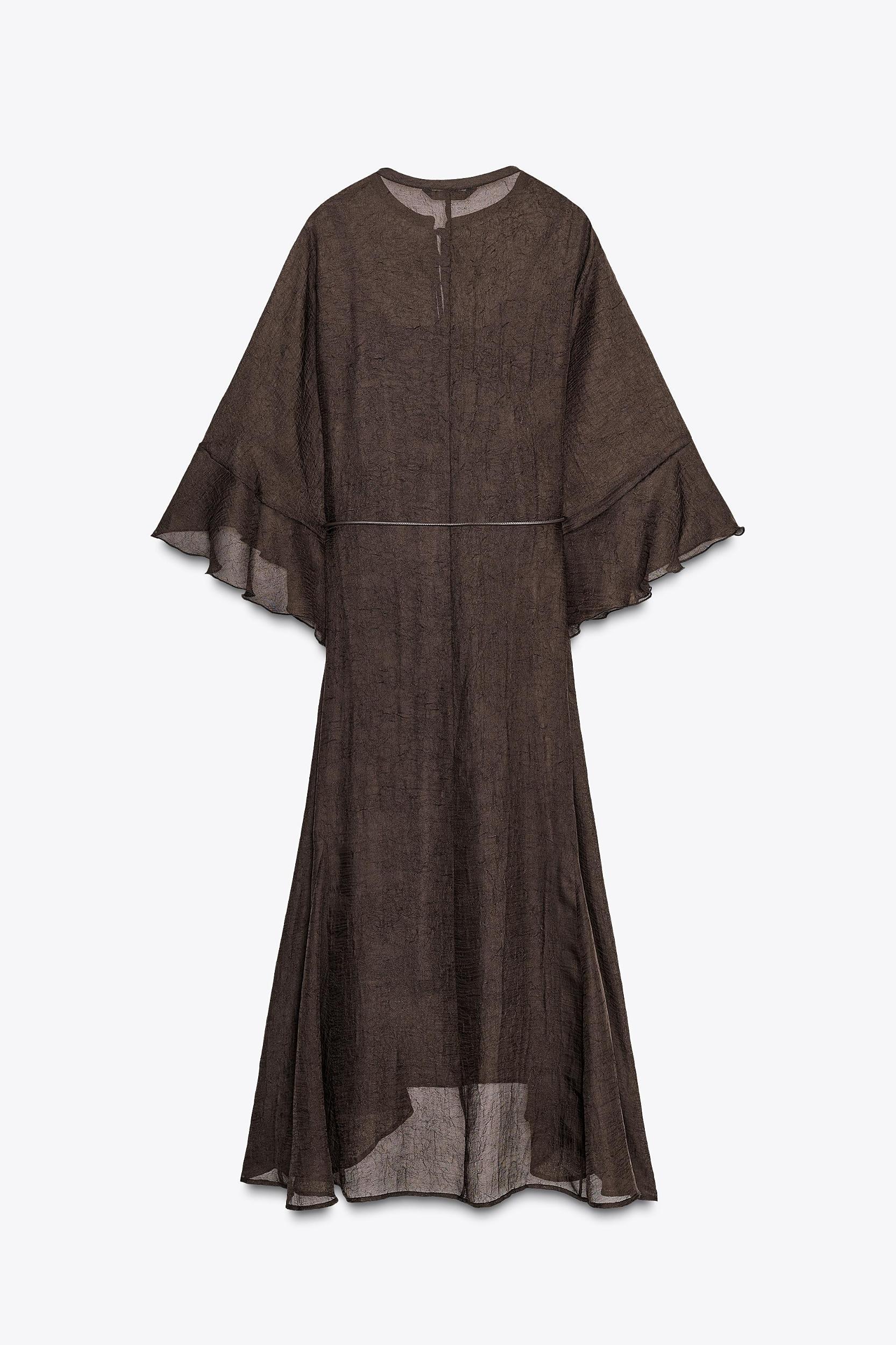 BELTED CAFTAN DRESS Product Image