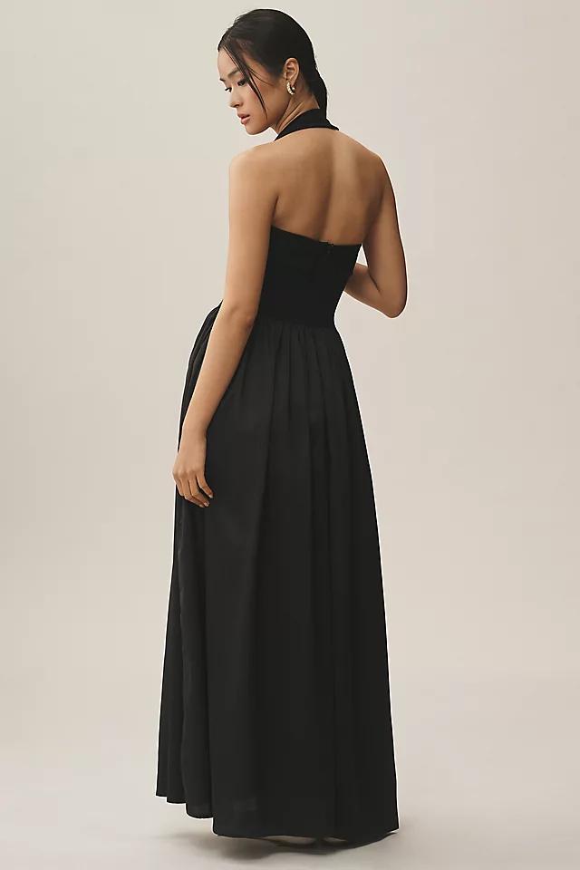 Delfi Collective Megan Halter Drop-Waist Maxi Dress Product Image