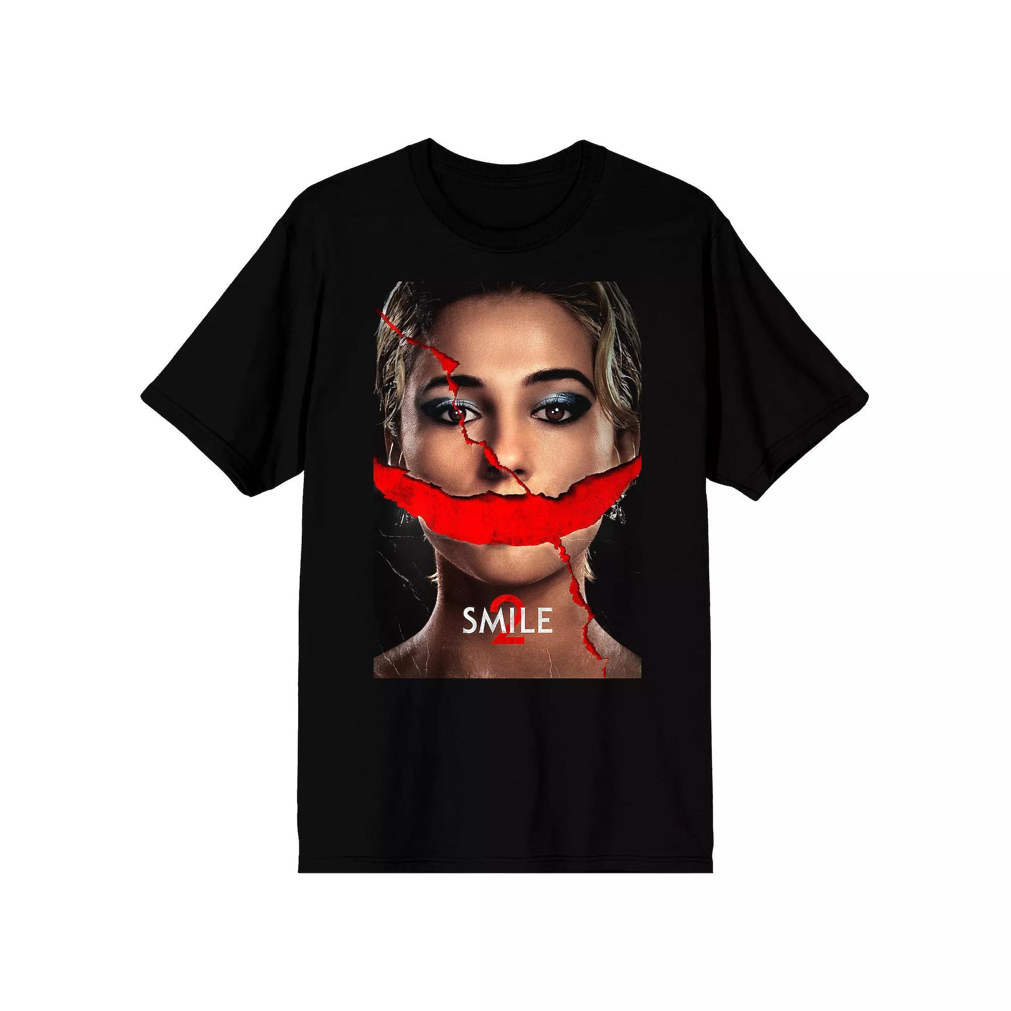 Men's Smile Movie Poster Graphic Tee, Size: Small, Black Product Image