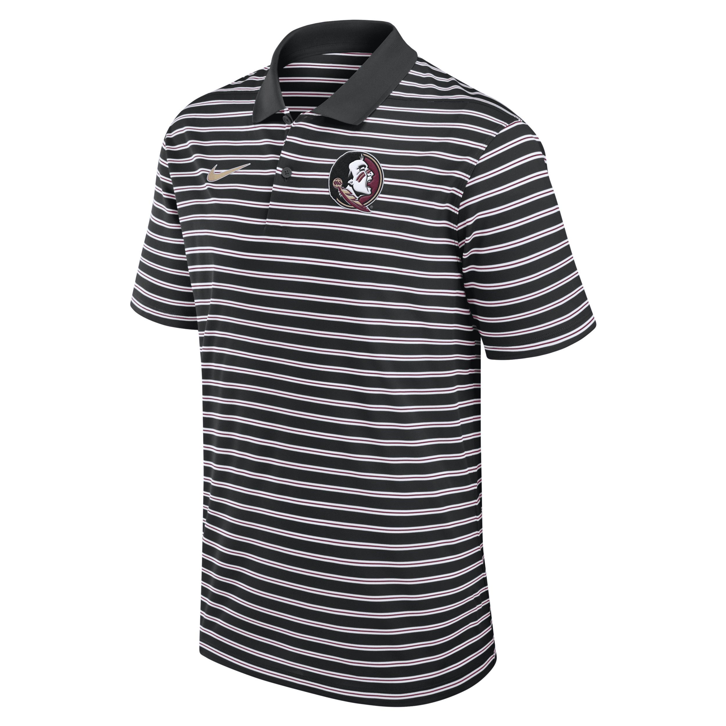 Men's Nike Royal/White Duke Blue Devils Primetime Victory Striped Performance Polo, Size: XXL Product Image