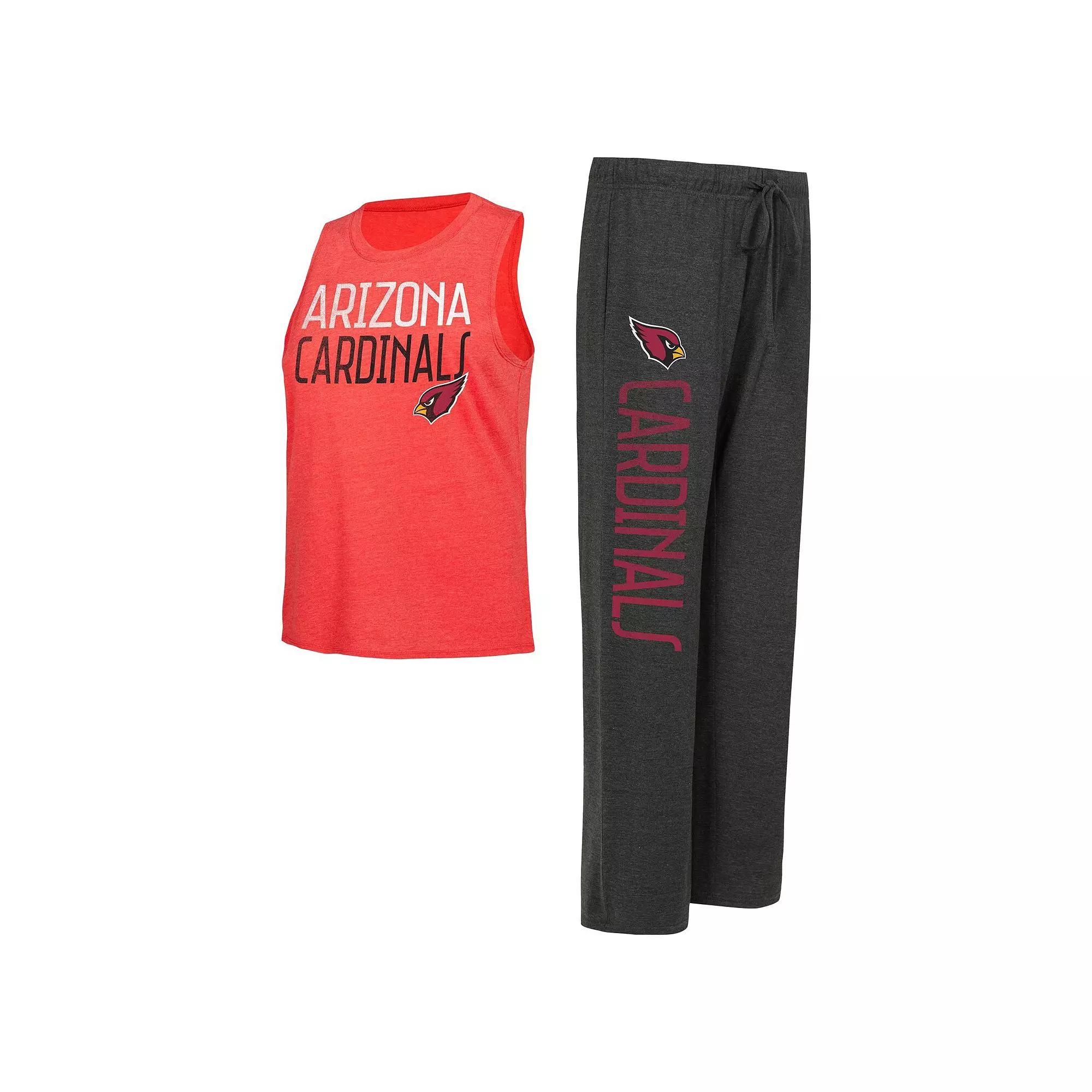 Womens Concepts Sport /Cardinal Arizona Cardinals Muscle Tank Top & Pants Lounge Set Product Image
