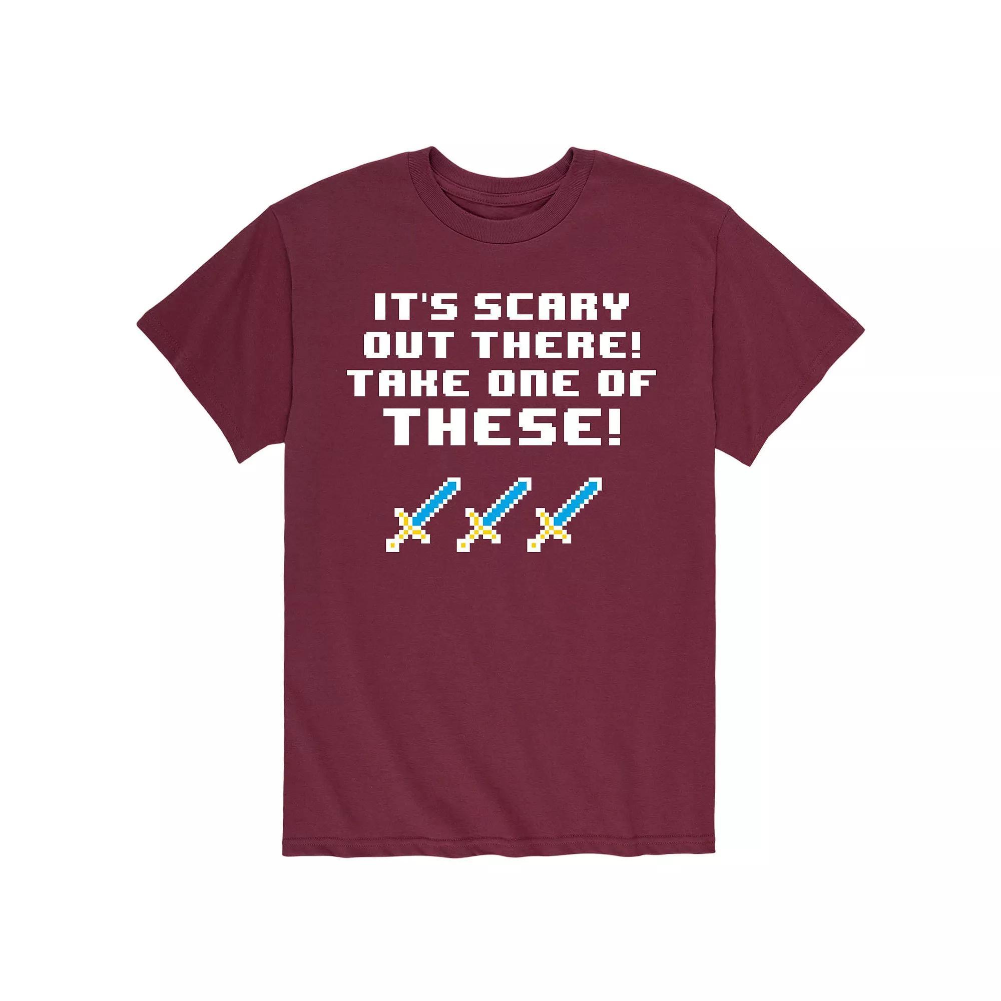 Mens Its Scary Out There Tee Product Image