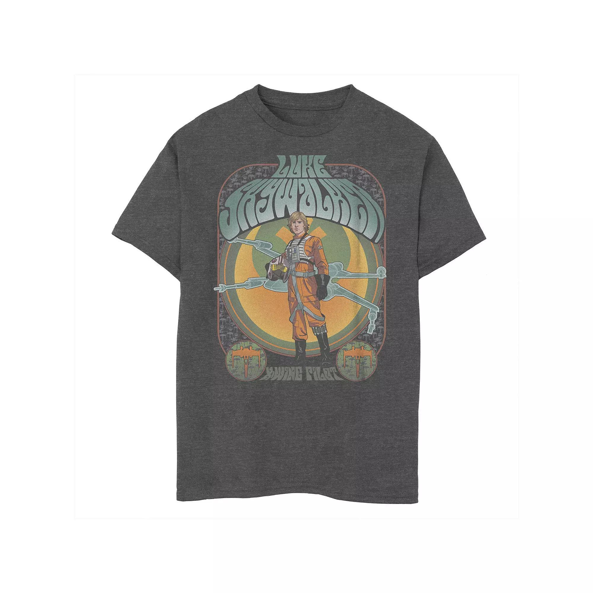 Boys 8-20 Marvel X-Men Retro Video Game Logo Panels Graphic Tee, Boy's, Size: Small, Grey Heather Product Image