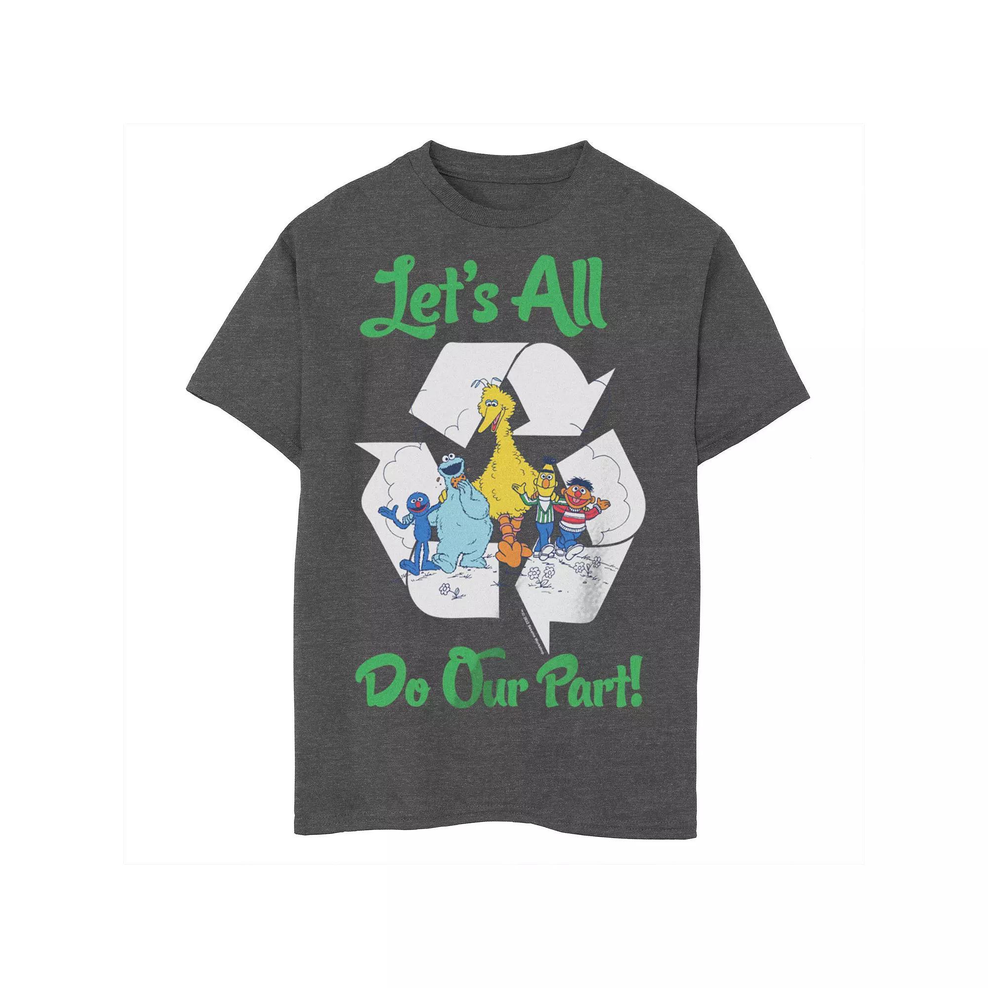 Boys 8-20 Nintendo Super Mario Yoshi 4th Birthday Action Portrait Graphic Tee, Boy's, Size: Large, Grey Heather Product Image