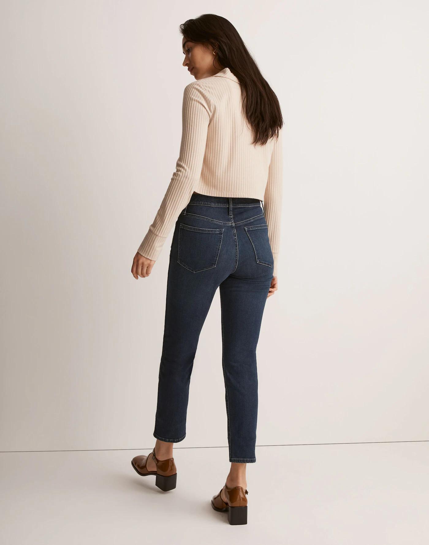 Mid-Rise Stovepipe Jeans in Dahill Wash Product Image
