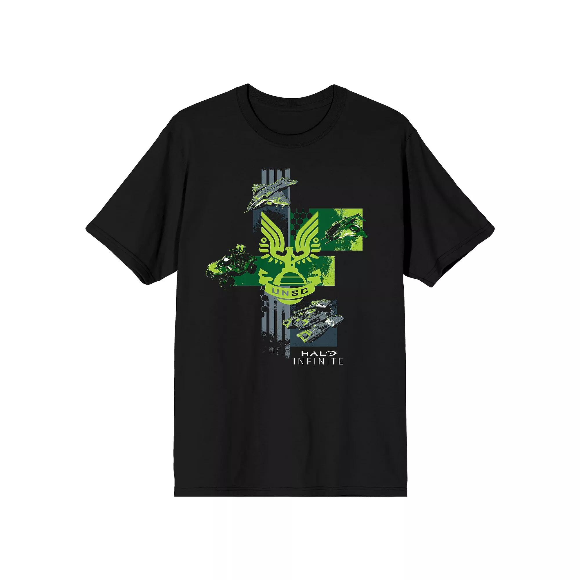 Men's Halo Infinite Battle Vehicle Graphic Tee, Size: Small, Black Product Image