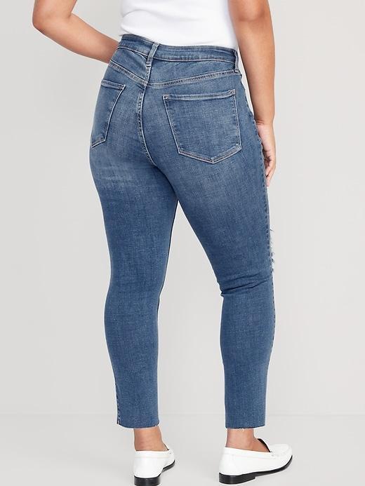 Extra High-Waisted Rockstar 360 Stretch Super-Skinny Jeans Product Image