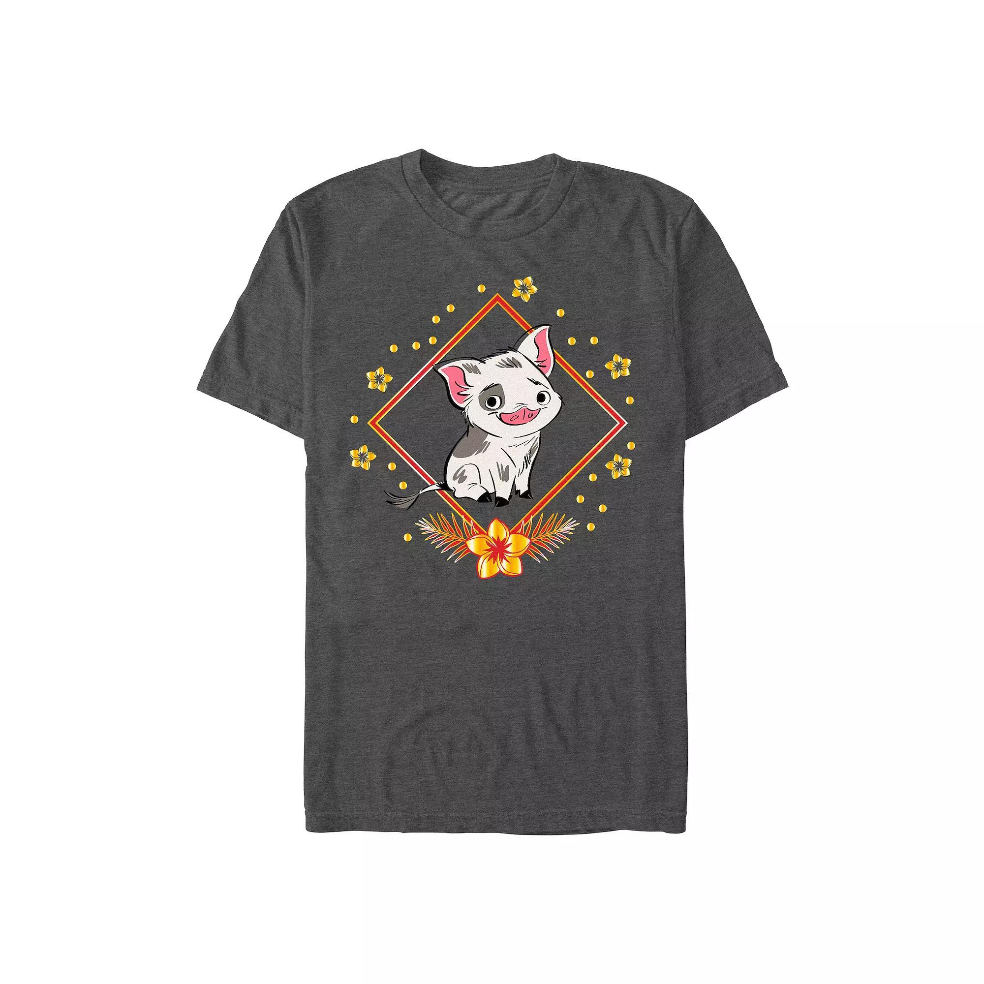 Disney's Moana Pua Chinese New Year Men's Graphic Tee, Size: XXL, Grey Heather Product Image