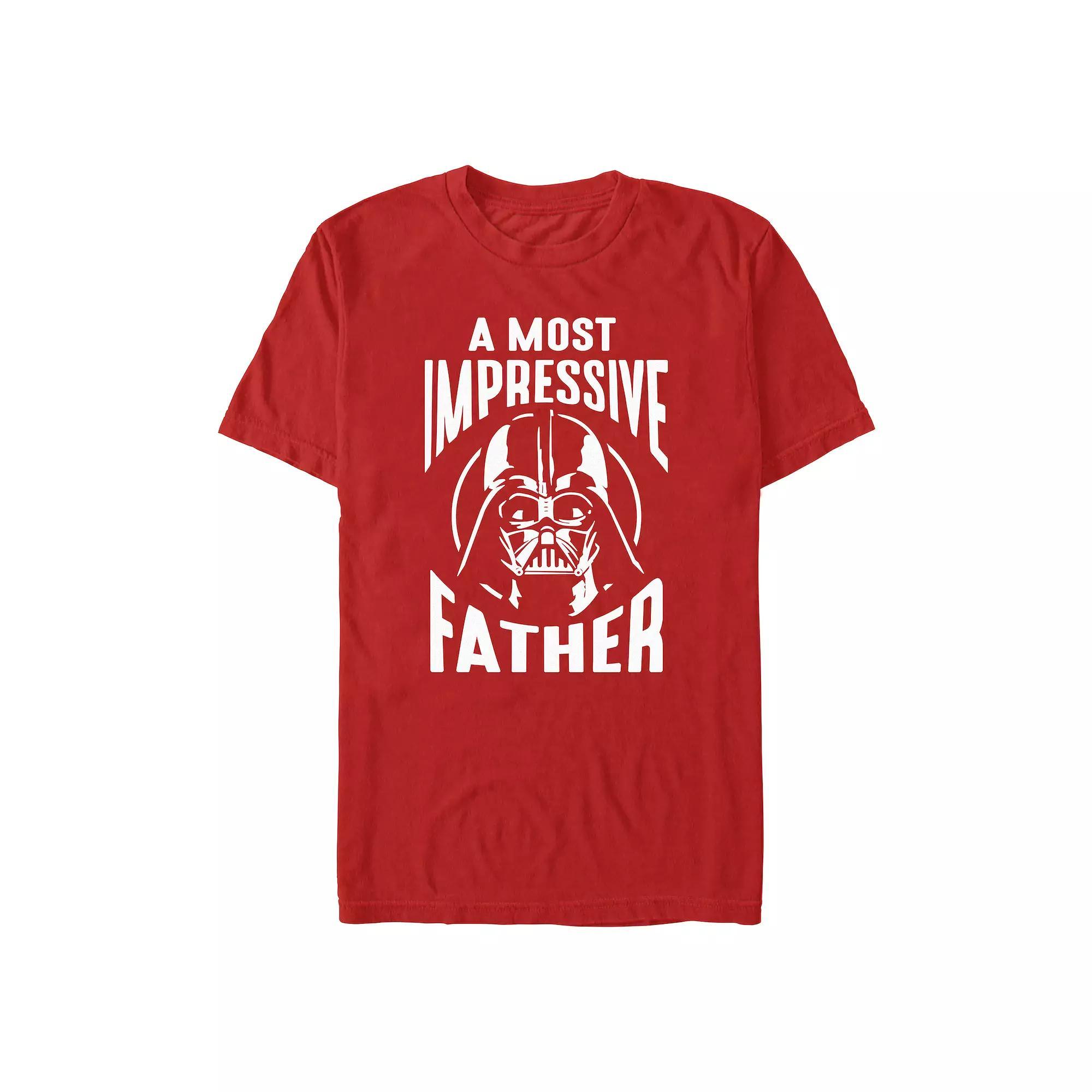 Mens Star Wars Darth Vader A Most Impressive Father Head Shot Graphic Tee Product Image