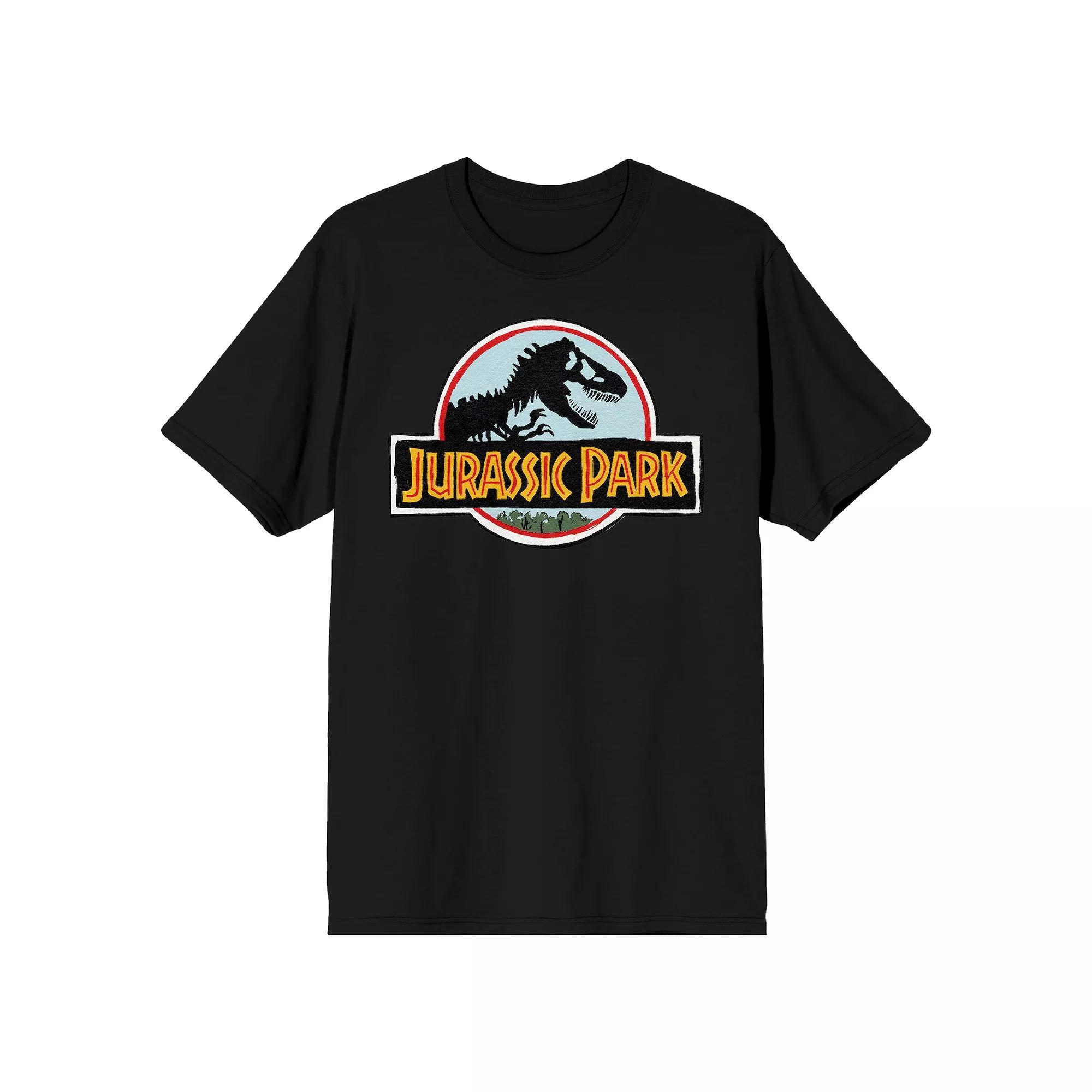 Men's Jurassic Park Graphic Tee, Size: XL, Black Product Image