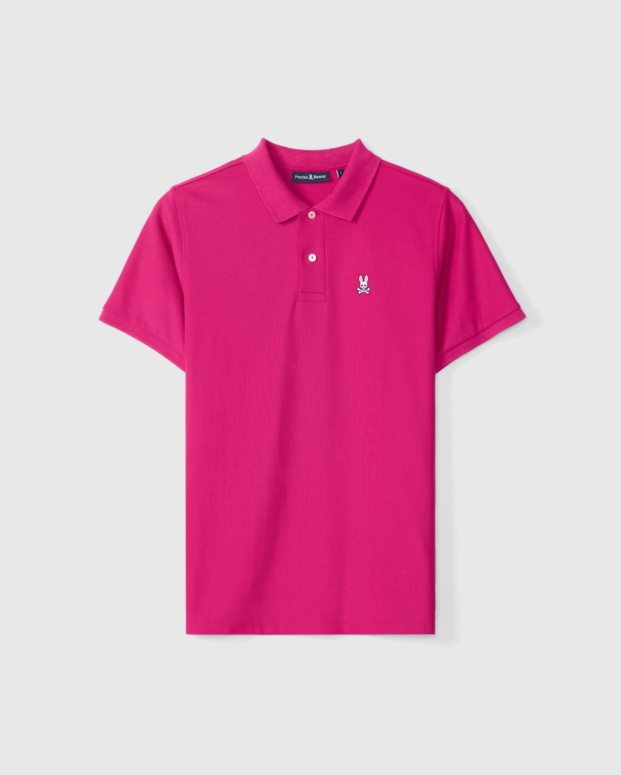 Men's Classic Pique Polo Shirt 653 WILD BERRY / XS Product Image