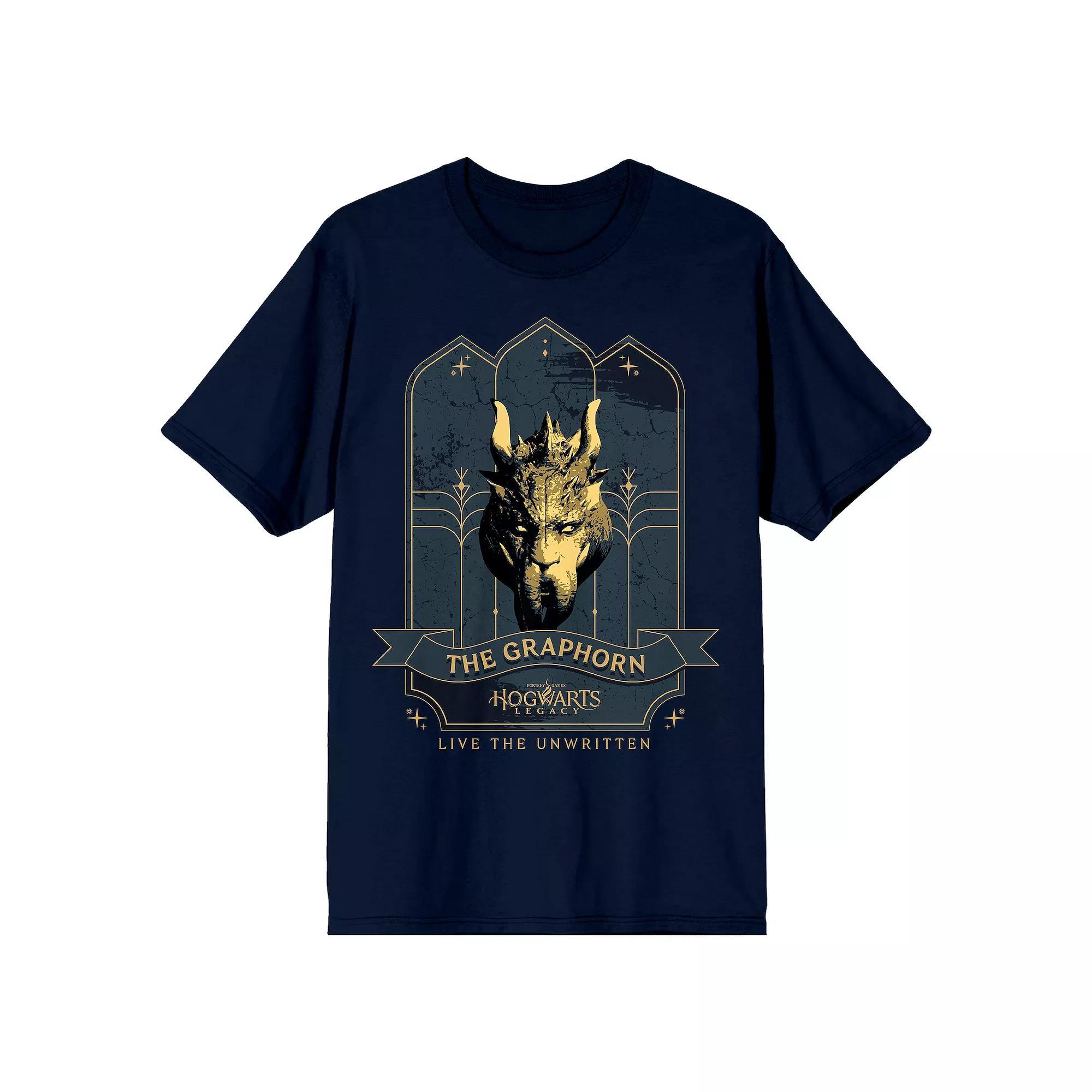 Men's Hogwarts Legacy Graphorn Tee, Size: Large, Blue Product Image