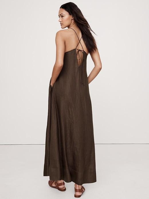 Viscose-Linen Maxi Dress Product Image