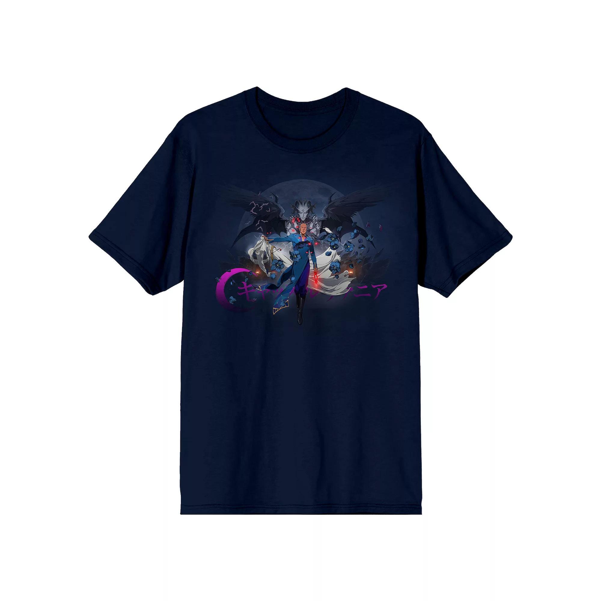 Men's Baldur's Gate 3 Lae'zel Short Sleeve Graphic Tee, Size: XL, Blue Product Image