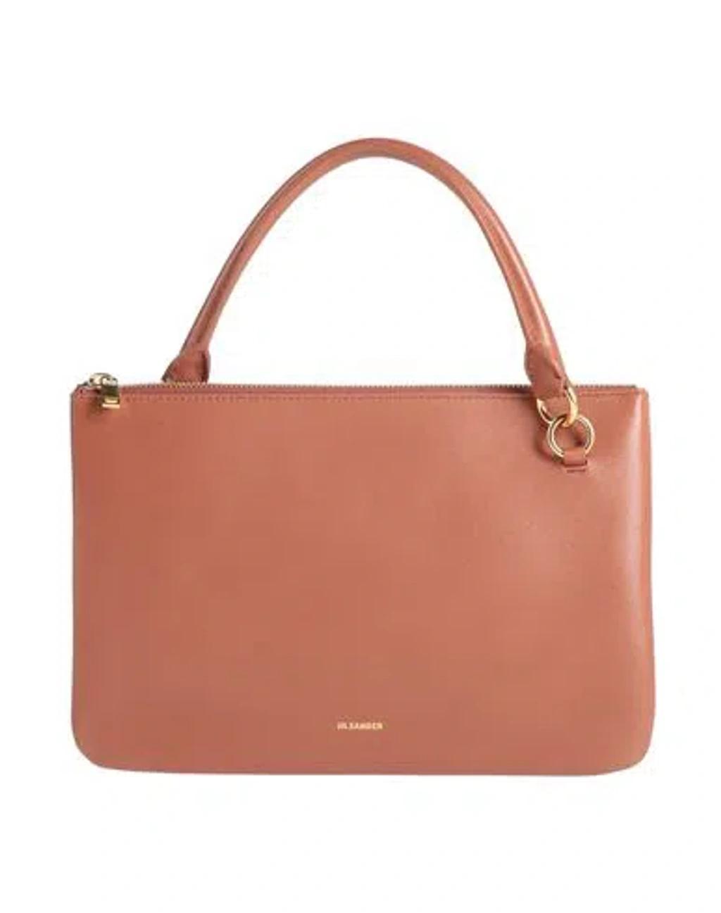 JIL SANDER Woman Handbag Tan Size - Calfskin In Brown Product Image