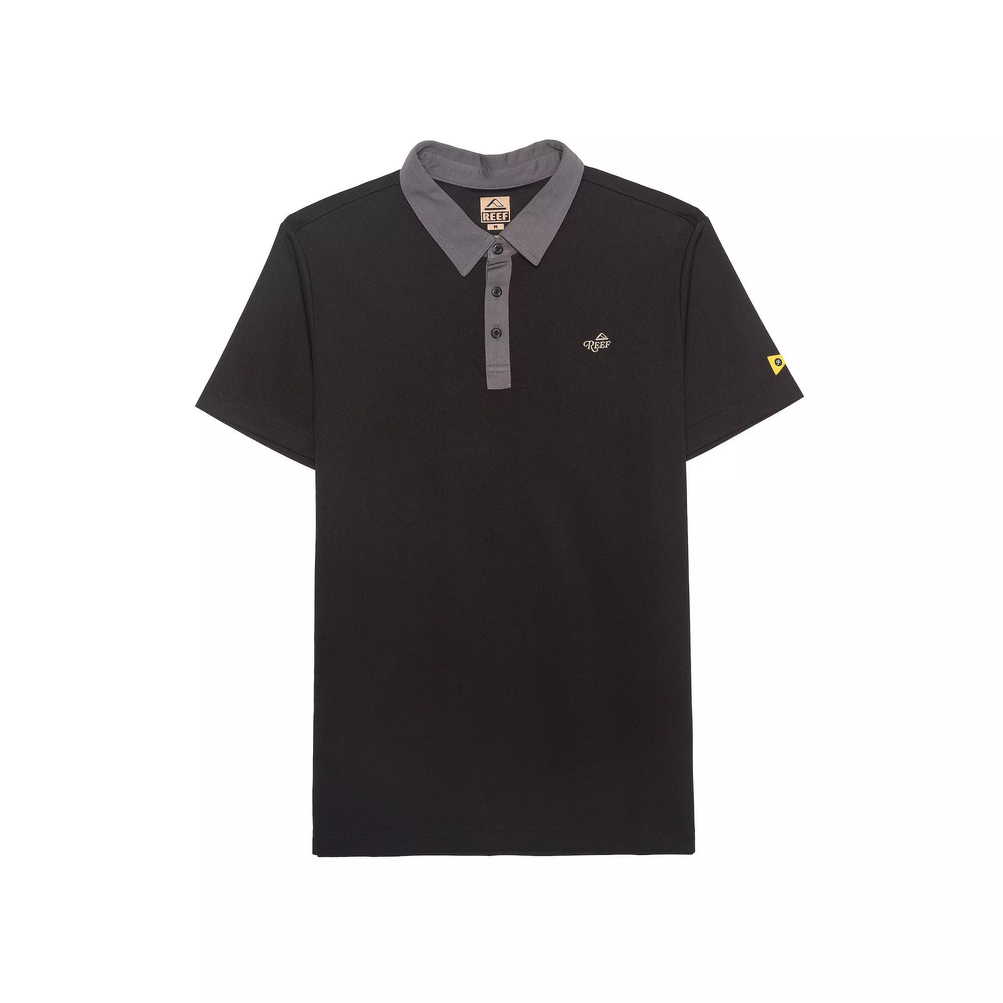 Men's REEF Solid Polo, Size: Medium, White Product Image